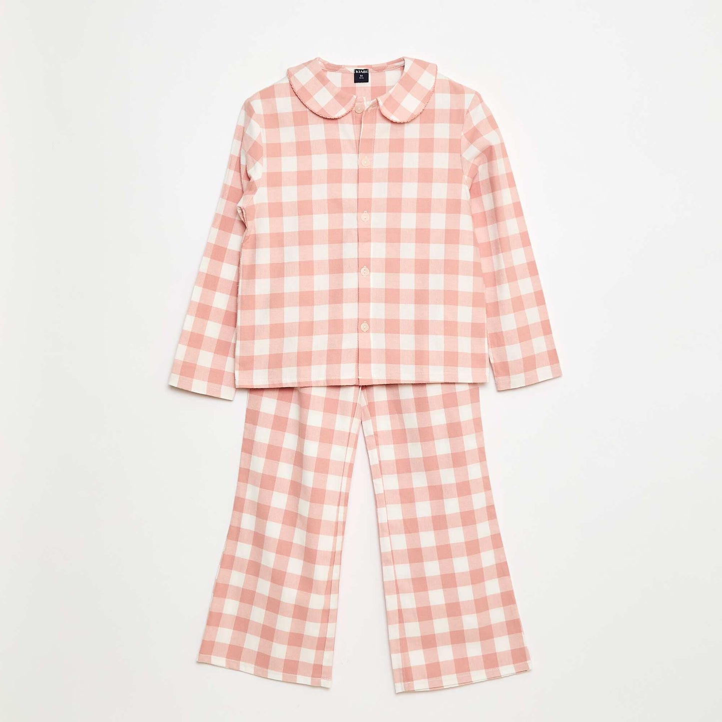 Ensemble de pyjama en flanelle de coton ROSE