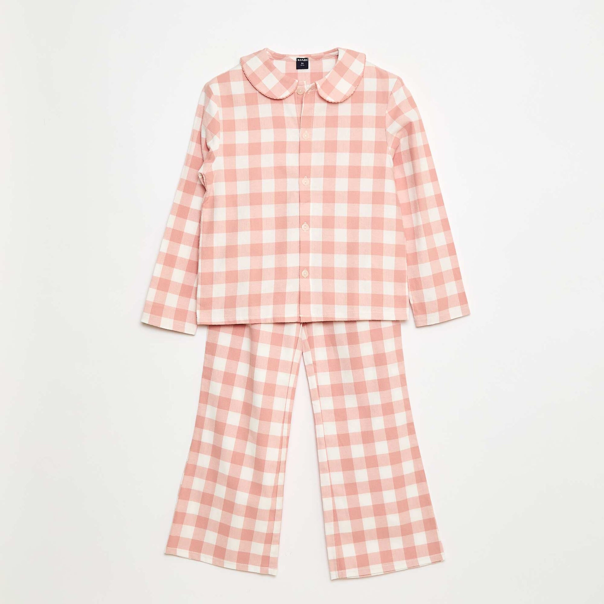 Ensemble de pyjama en flanelle de coton ROSE