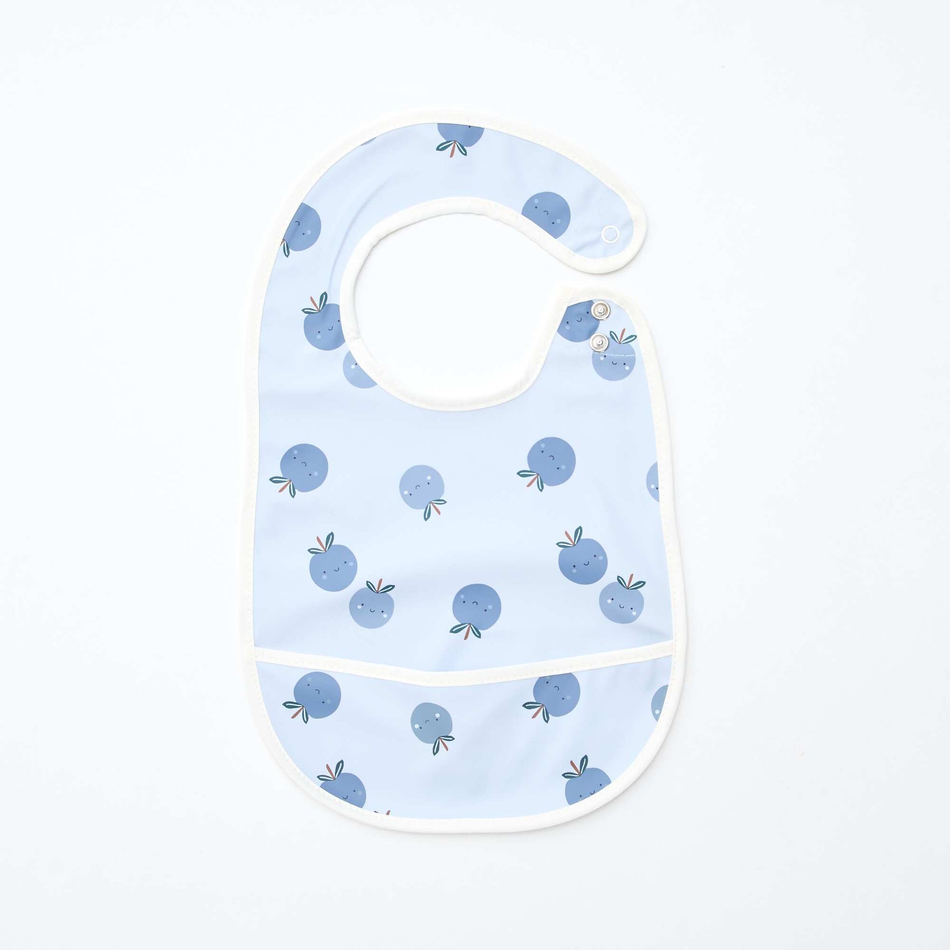 Lot de 2 bavoirs imperméables avec imprimé ROSE/BLEU