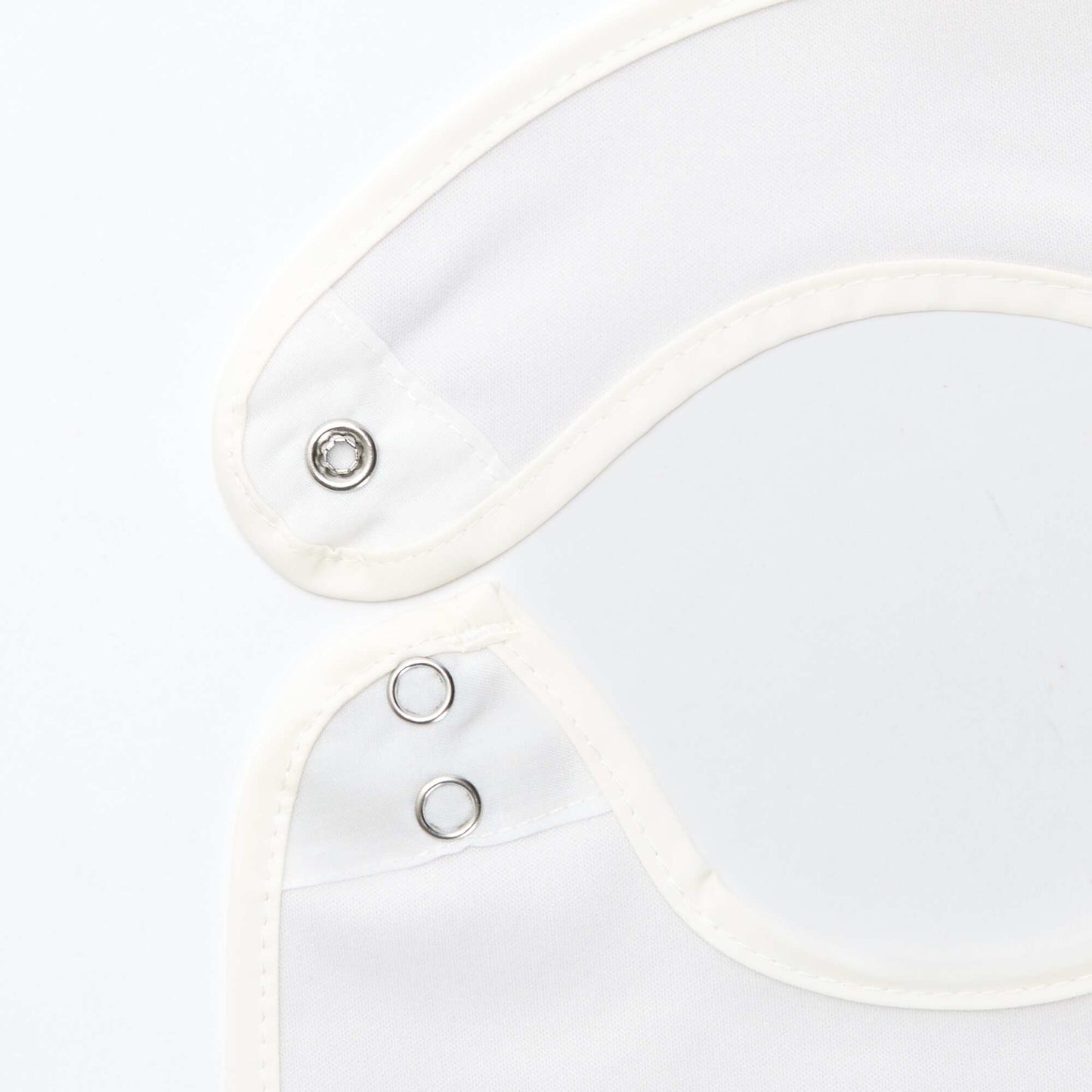 Lot de 2 bavoirs imperméables avec imprimé ROSE/BLEU