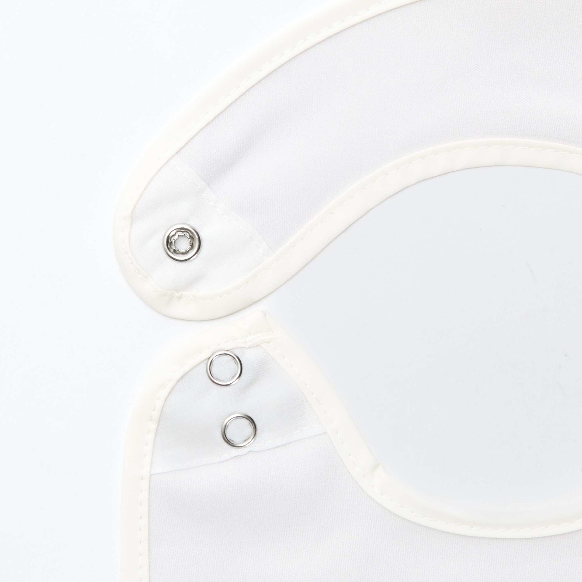 Lot de 2 bavoirs imperméables avec imprimé ROSE/BLEU