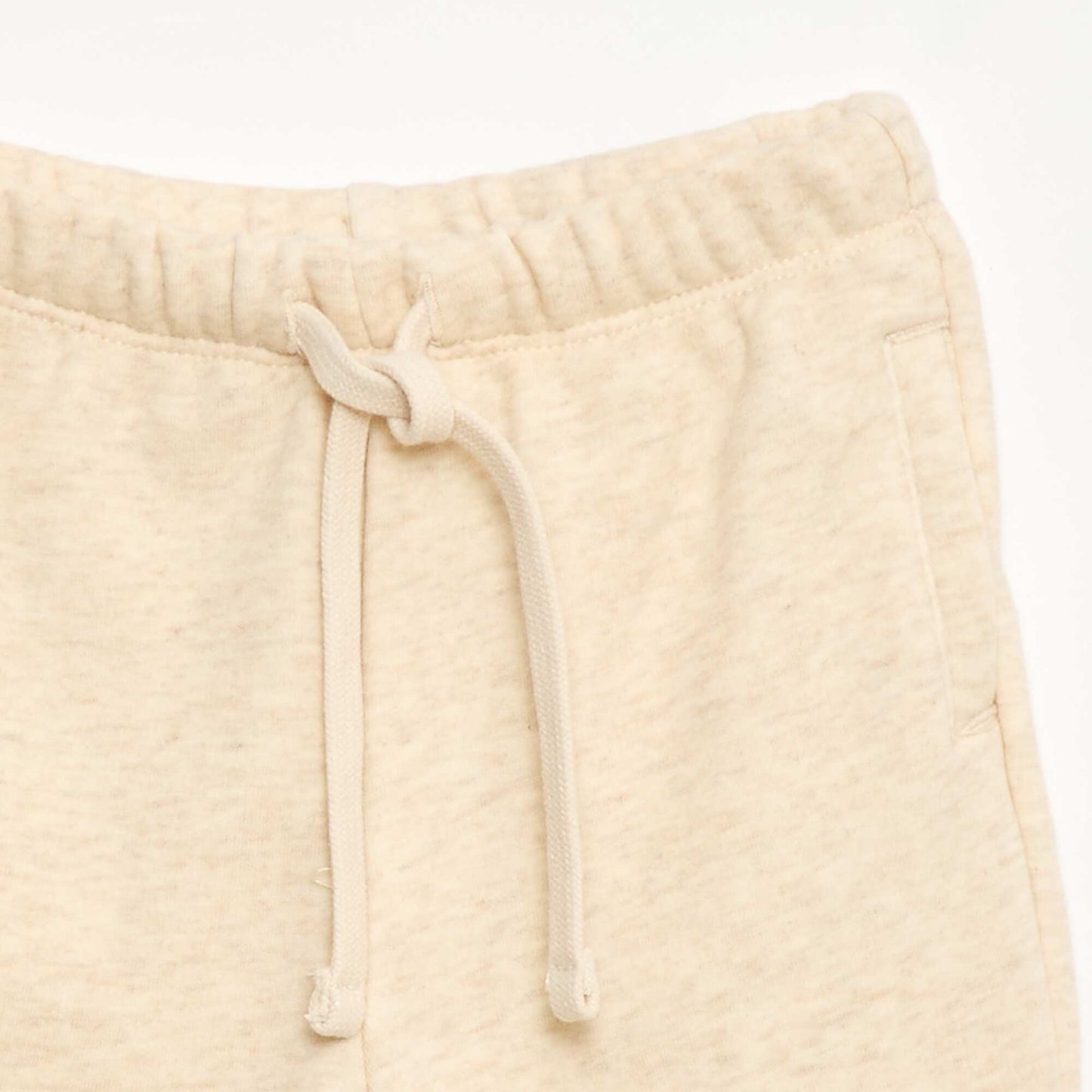 Jogging en molleton BEIGE