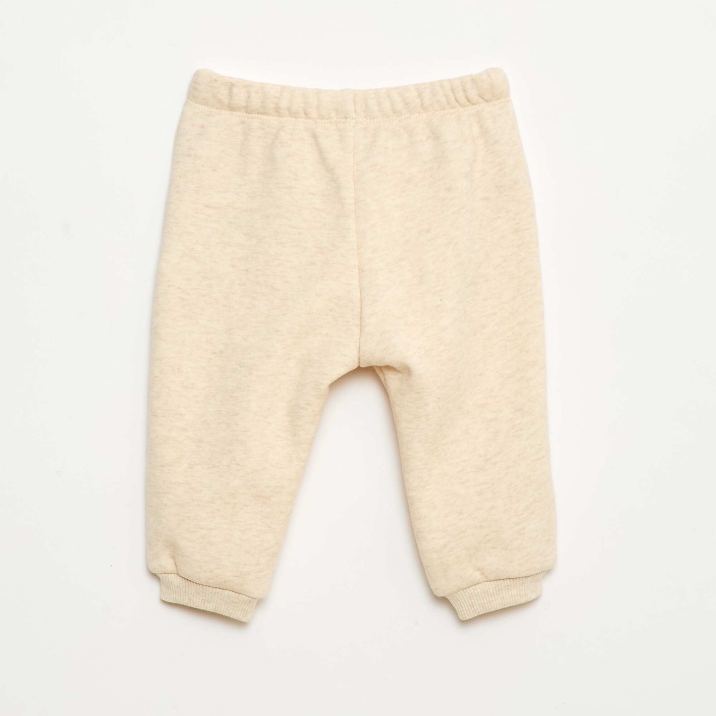 Jogging en molleton BEIGE
