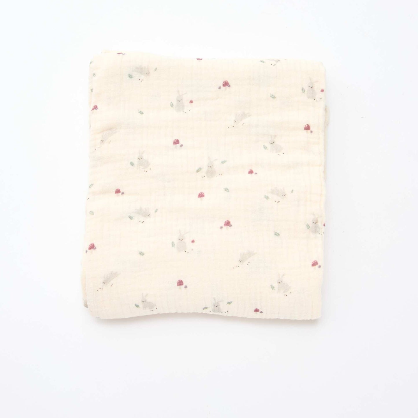 Lot de 3 langes en gaze de coton BLANC