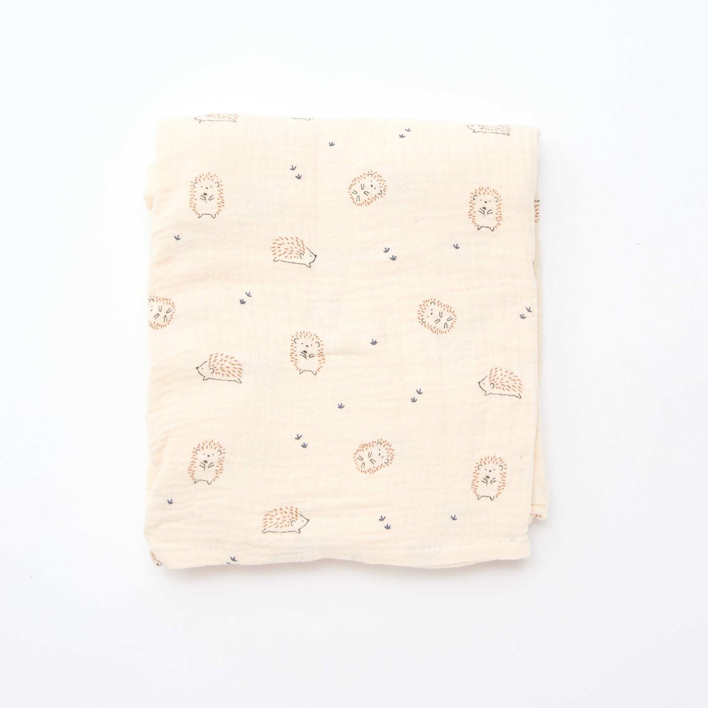 Lot de 3 langes en gaze de coton BLANC