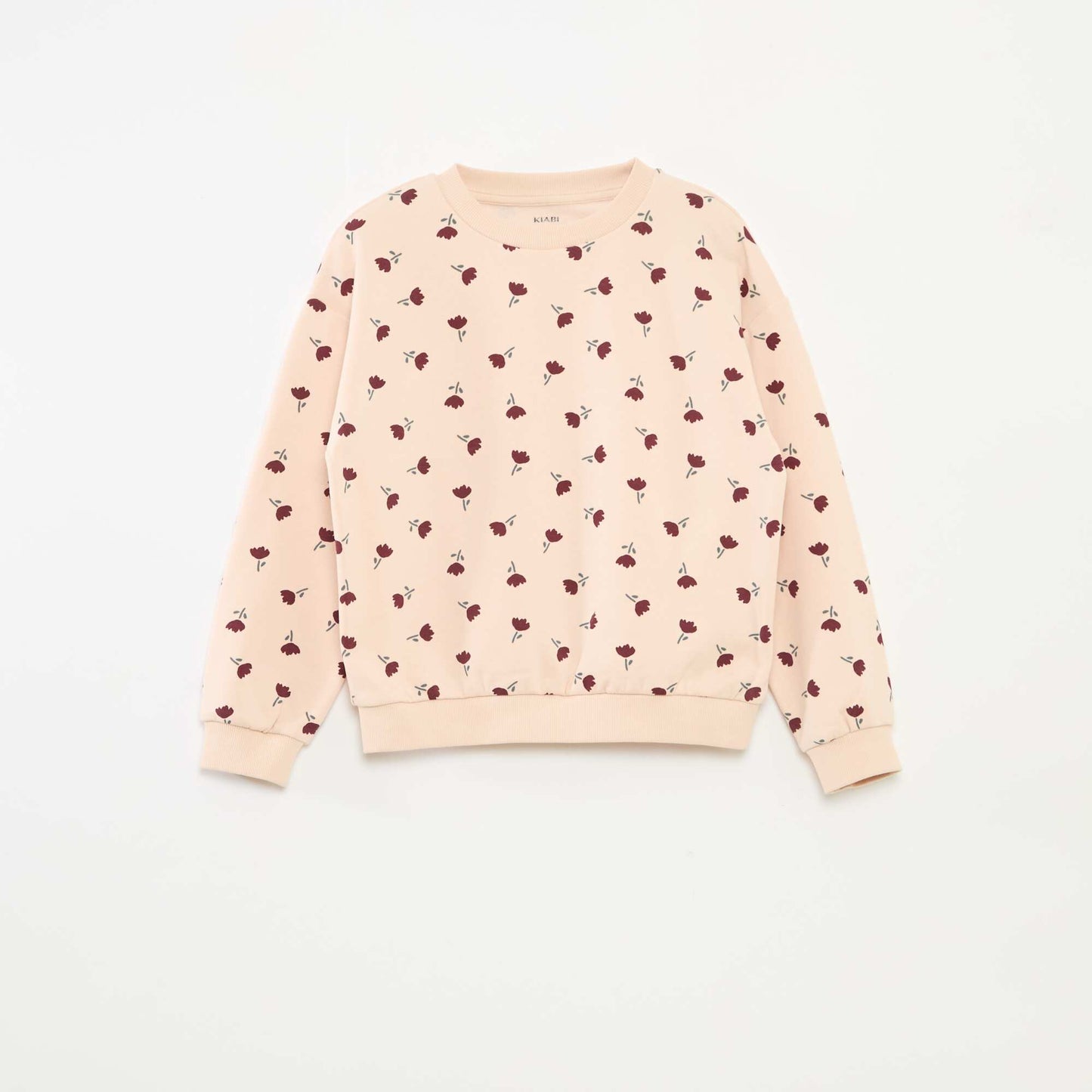Sweat à manches longues avec imprimé ROSE