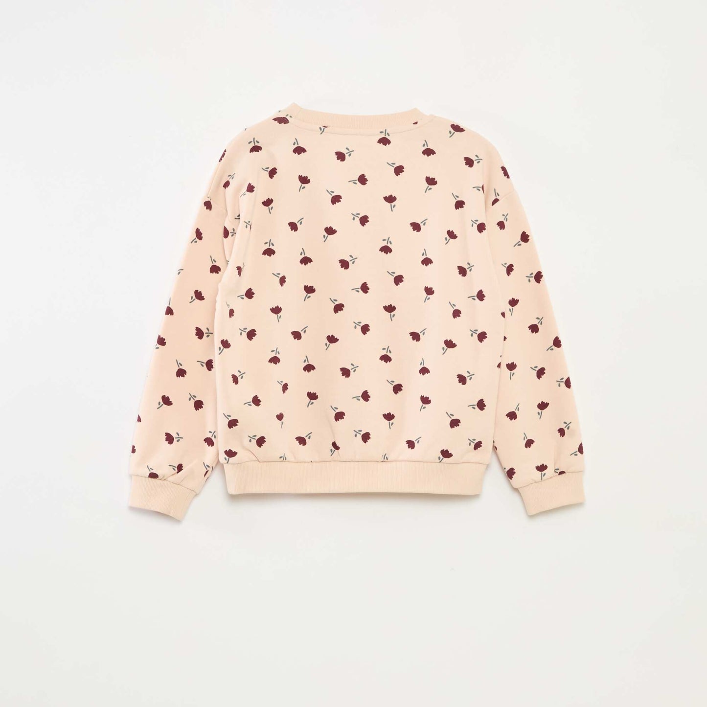Sweat à manches longues avec imprimé ROSE