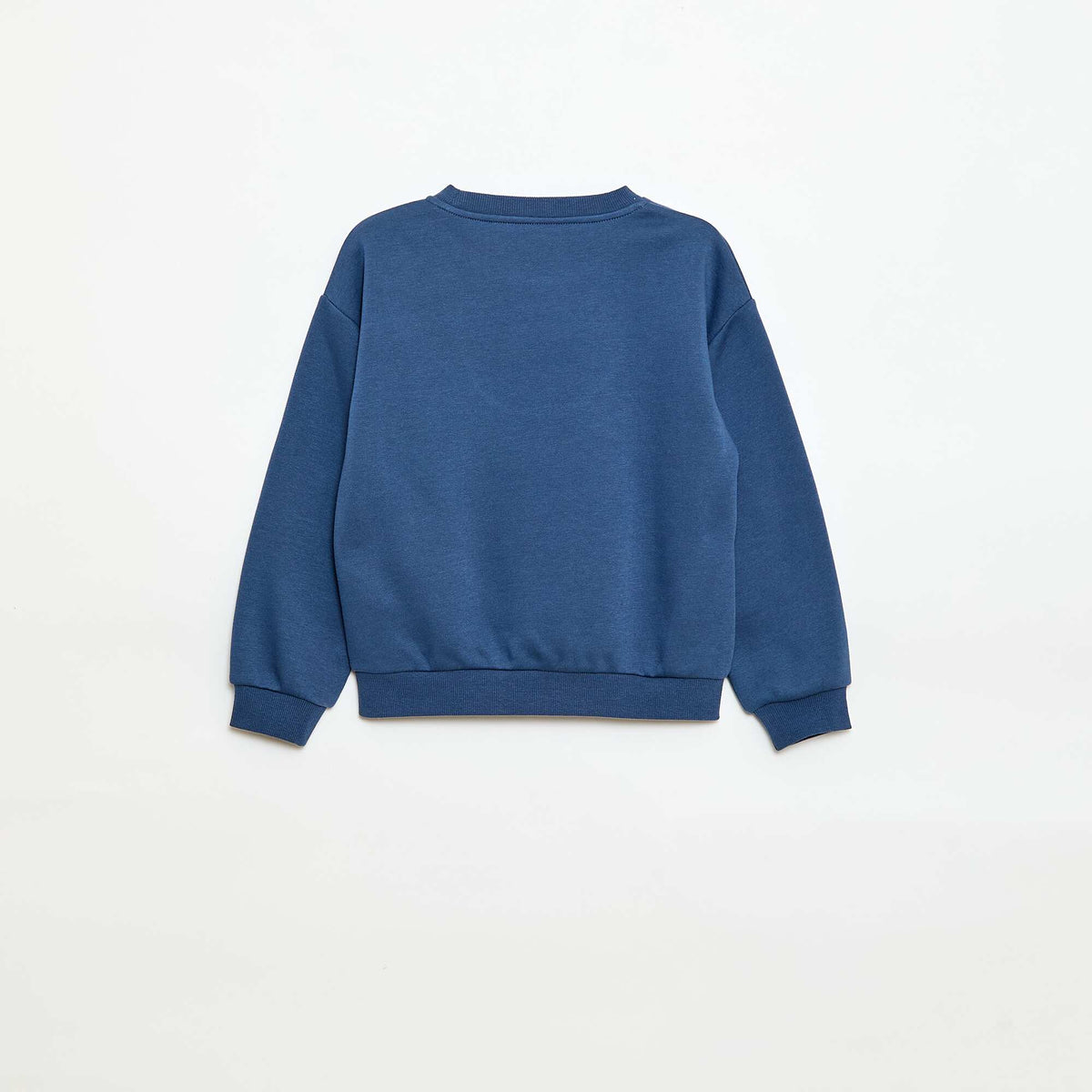 Sweat à manches longues avec imprimé BLEU