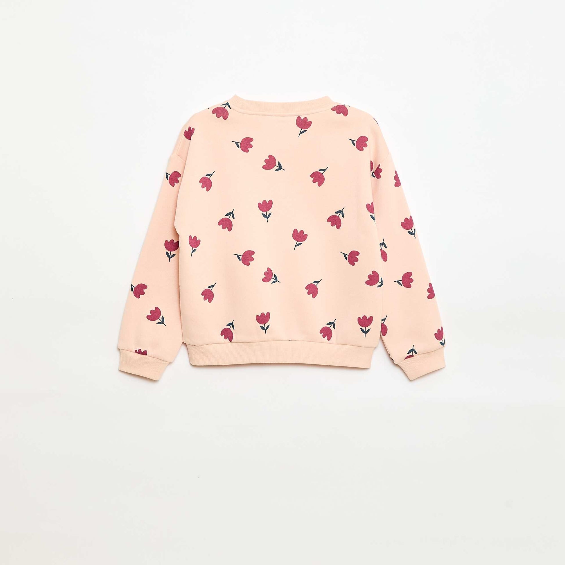 Sweat à manches longues avec imprimé ROSE