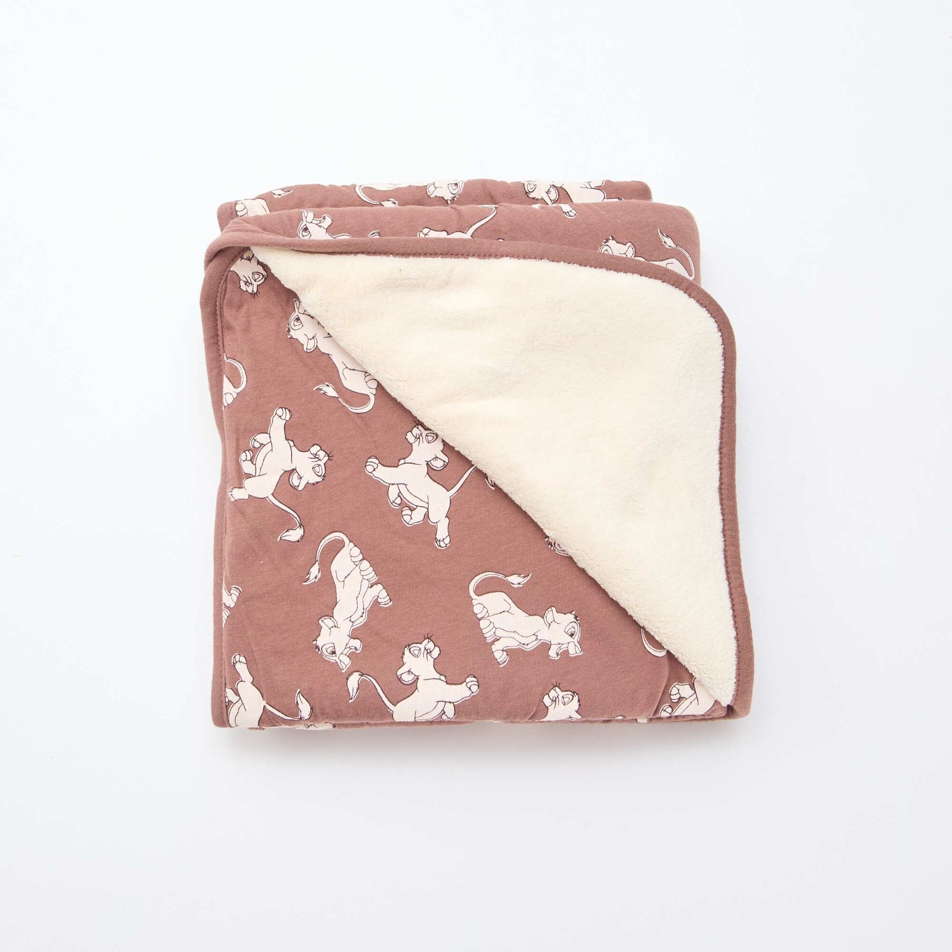 Couverture 'Simba' 'Disney' MARRON