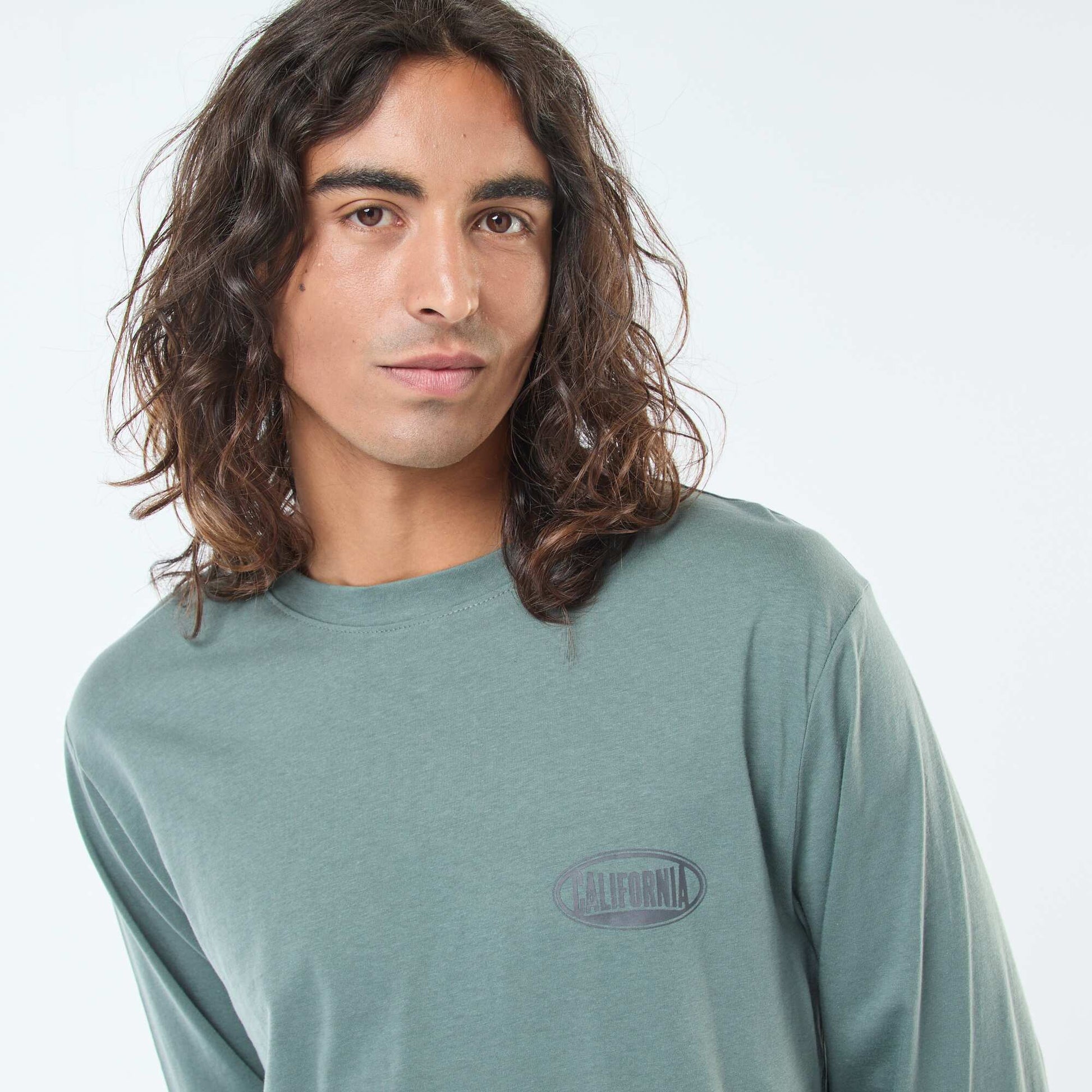 Ensemble pyjama long en jersey t-shirt + pantalon - 2 pièces VERT