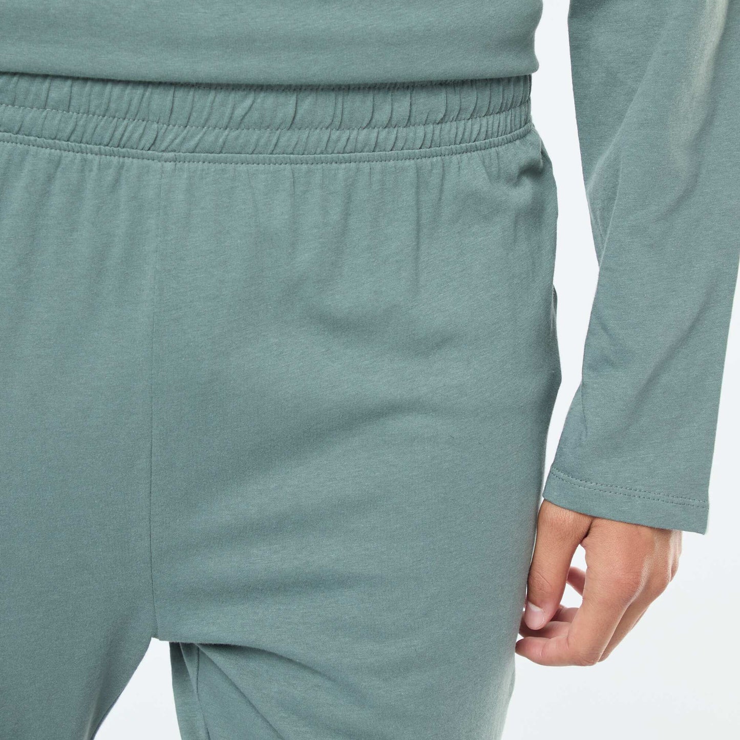 Ensemble pyjama long en jersey t-shirt + pantalon - 2 pièces VERT