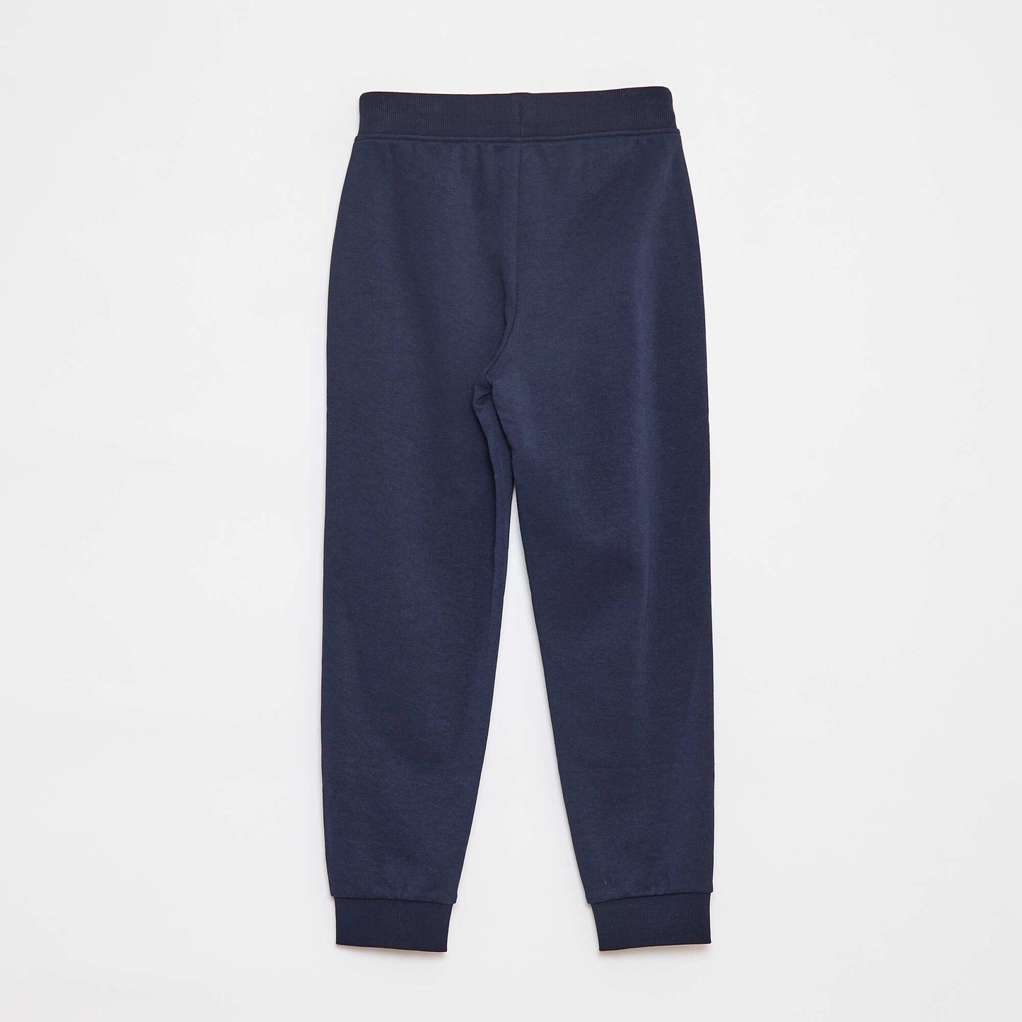 Jogging uni avec taille élastiquée BLEU
