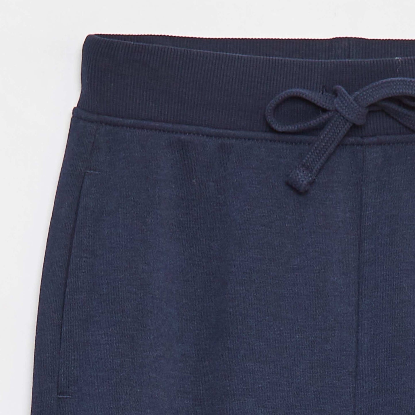Jogging uni avec taille élastiquée BLEU