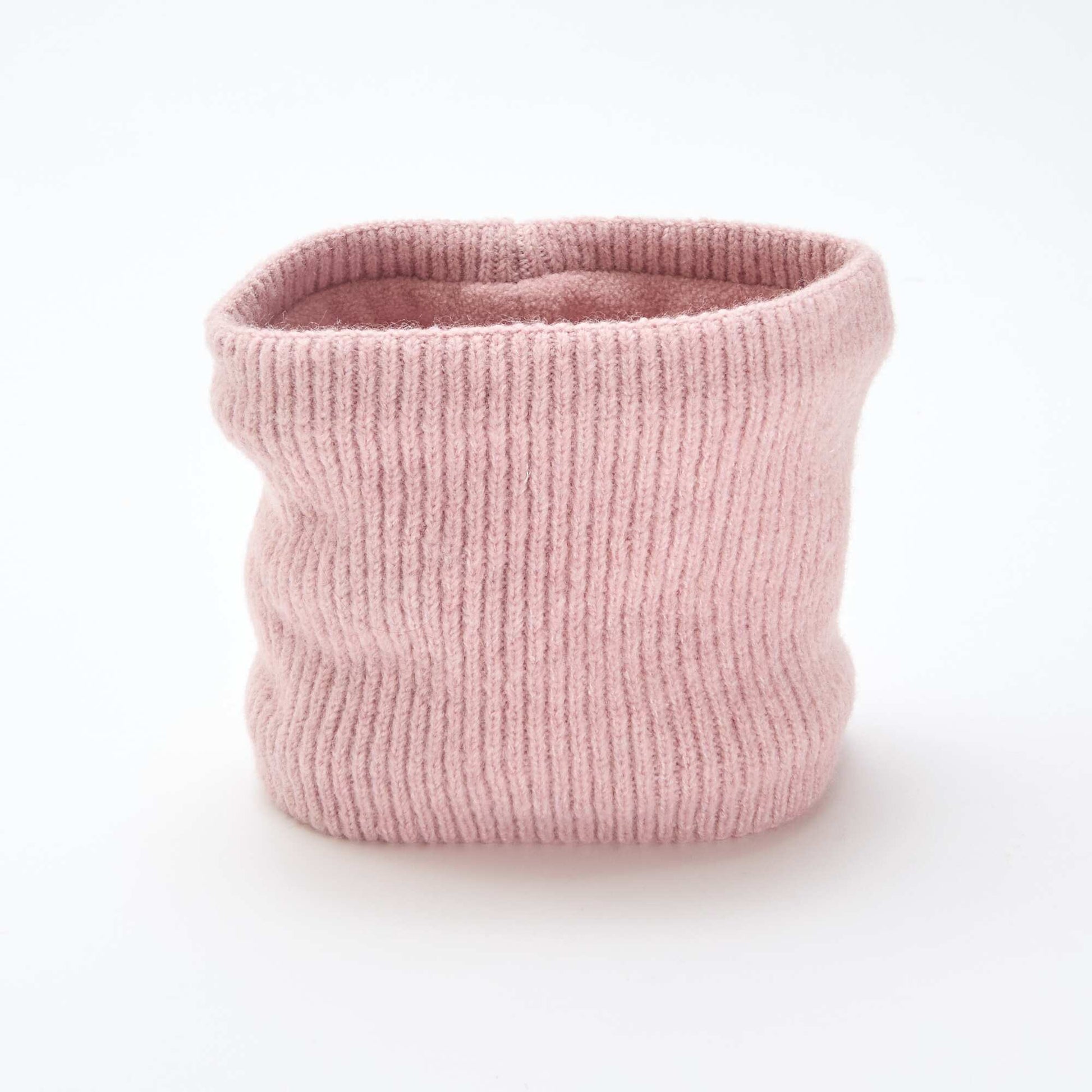 Snood en maille unie ROSE