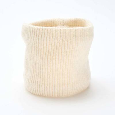 Snood en maille unie BLANC