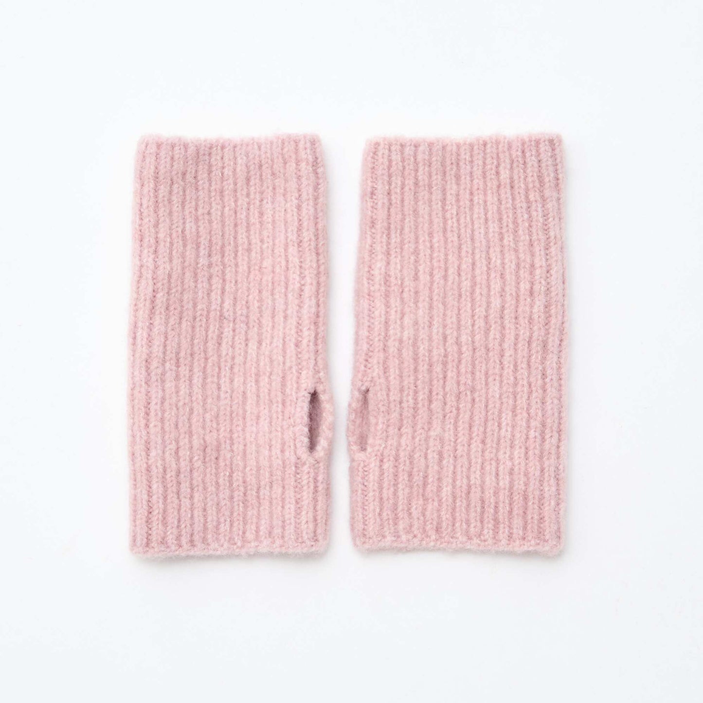 Mitaines maillées sans doigts ROSE