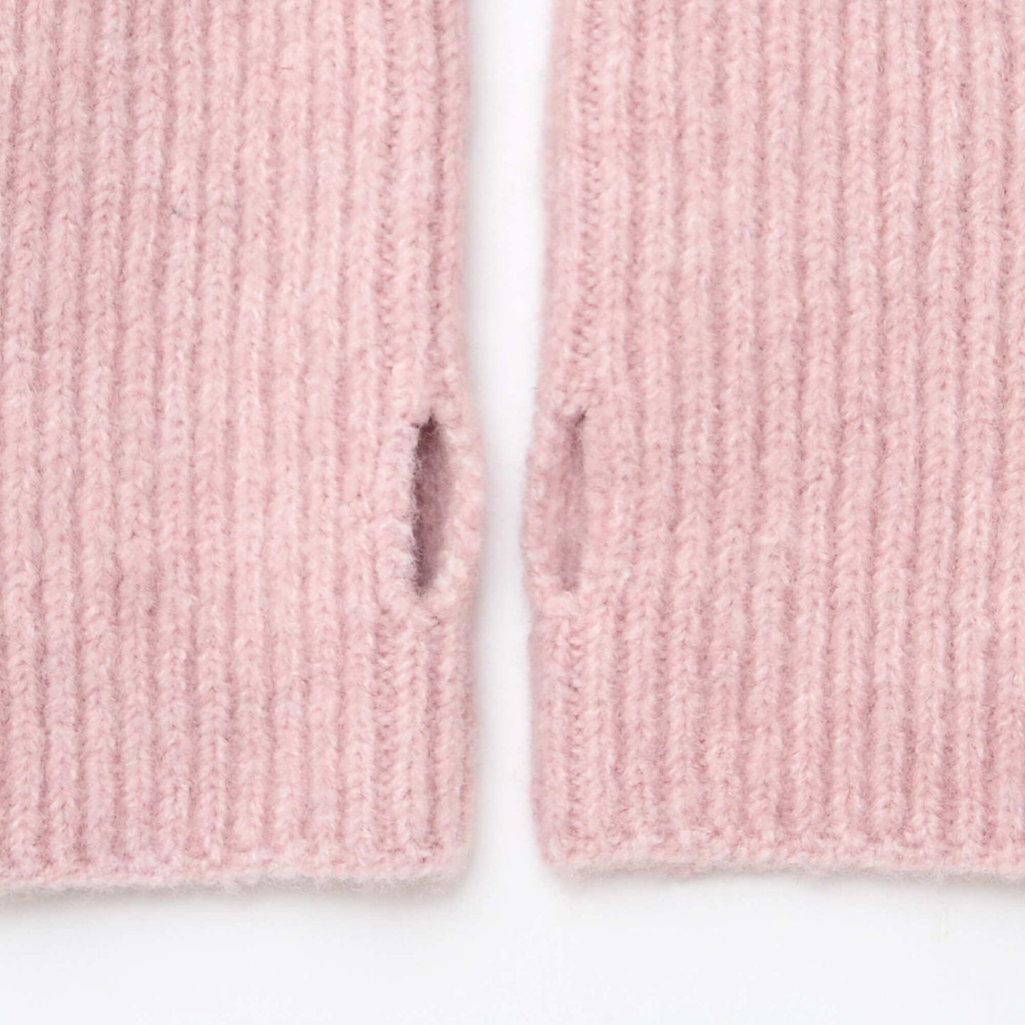 Mitaines maillées sans doigts ROSE
