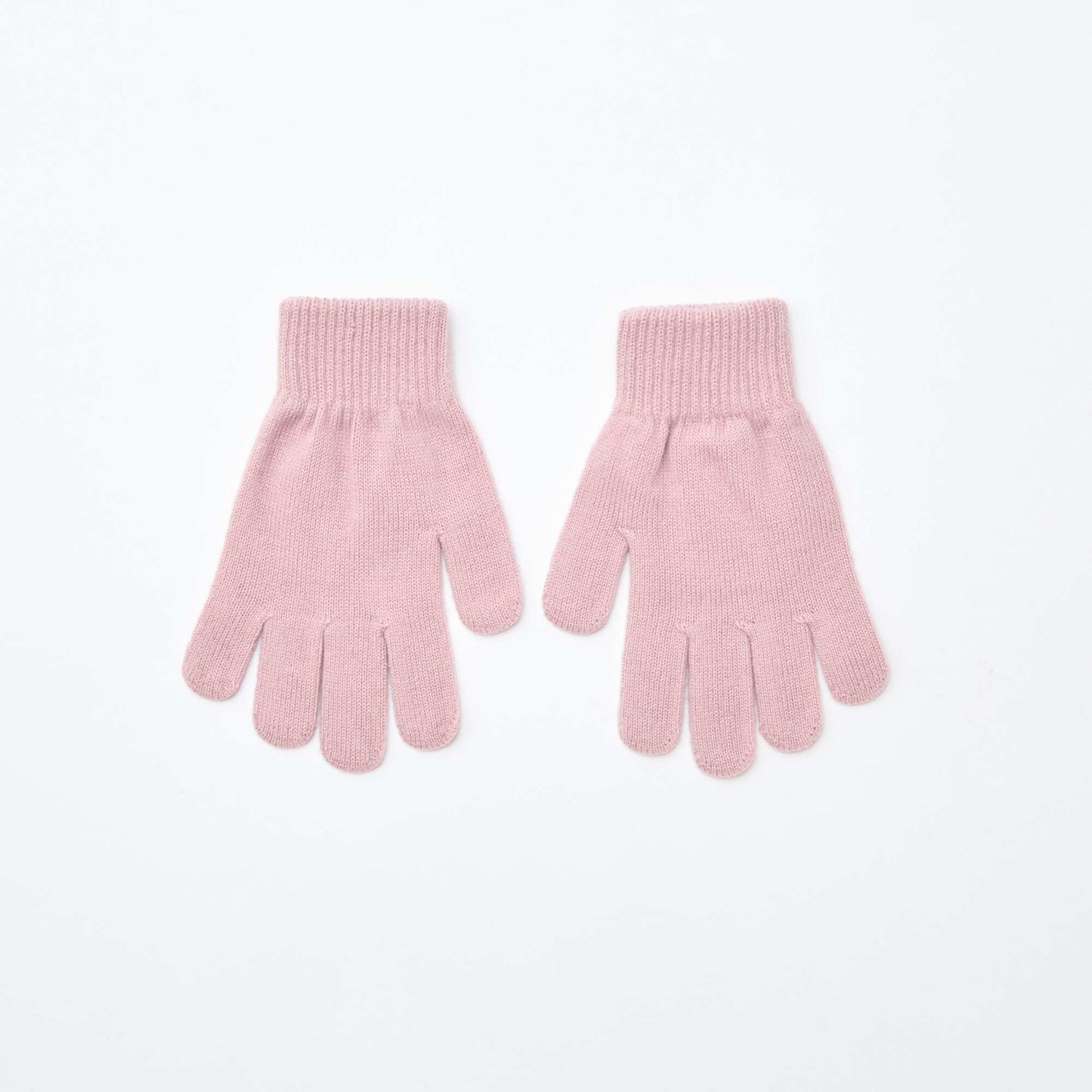 Lot de 2 paires de gants en maille ROSE