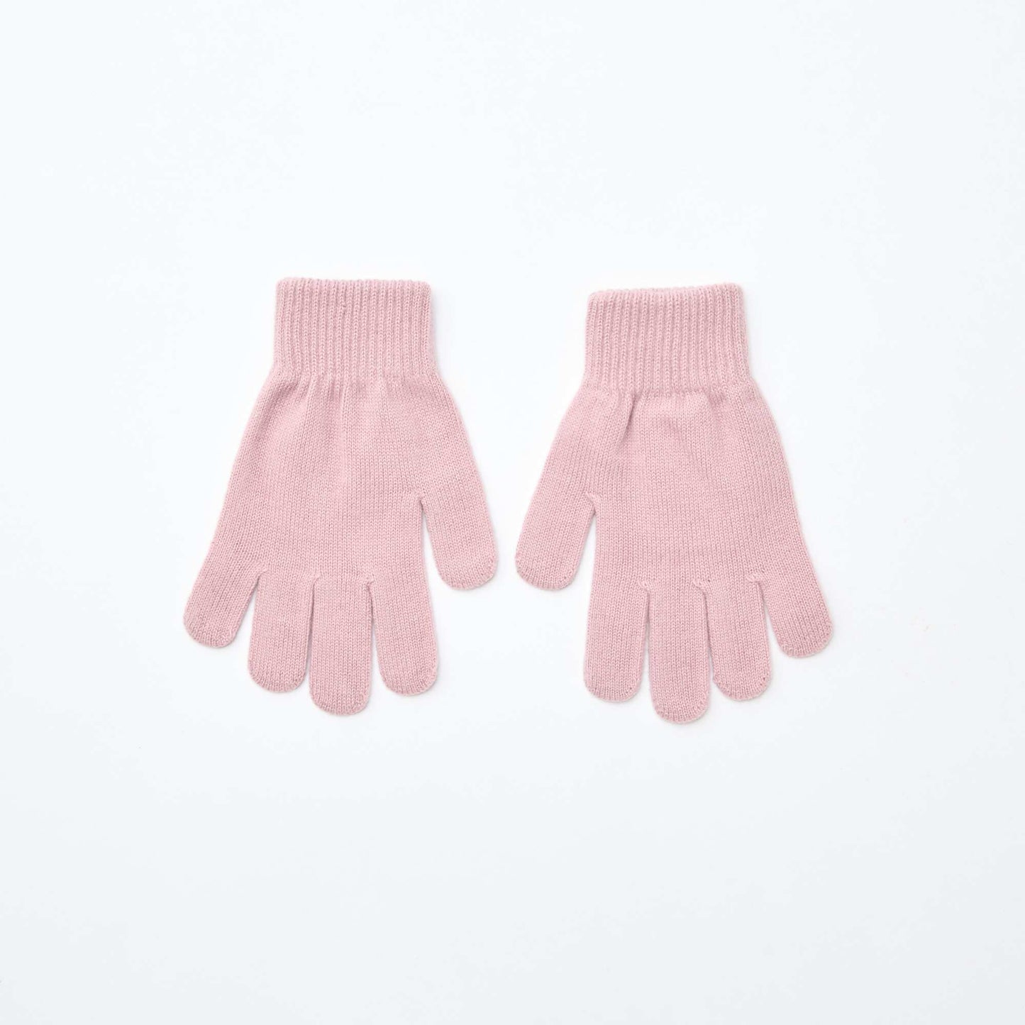 Lot de 2 paires de gants en maille ROSE