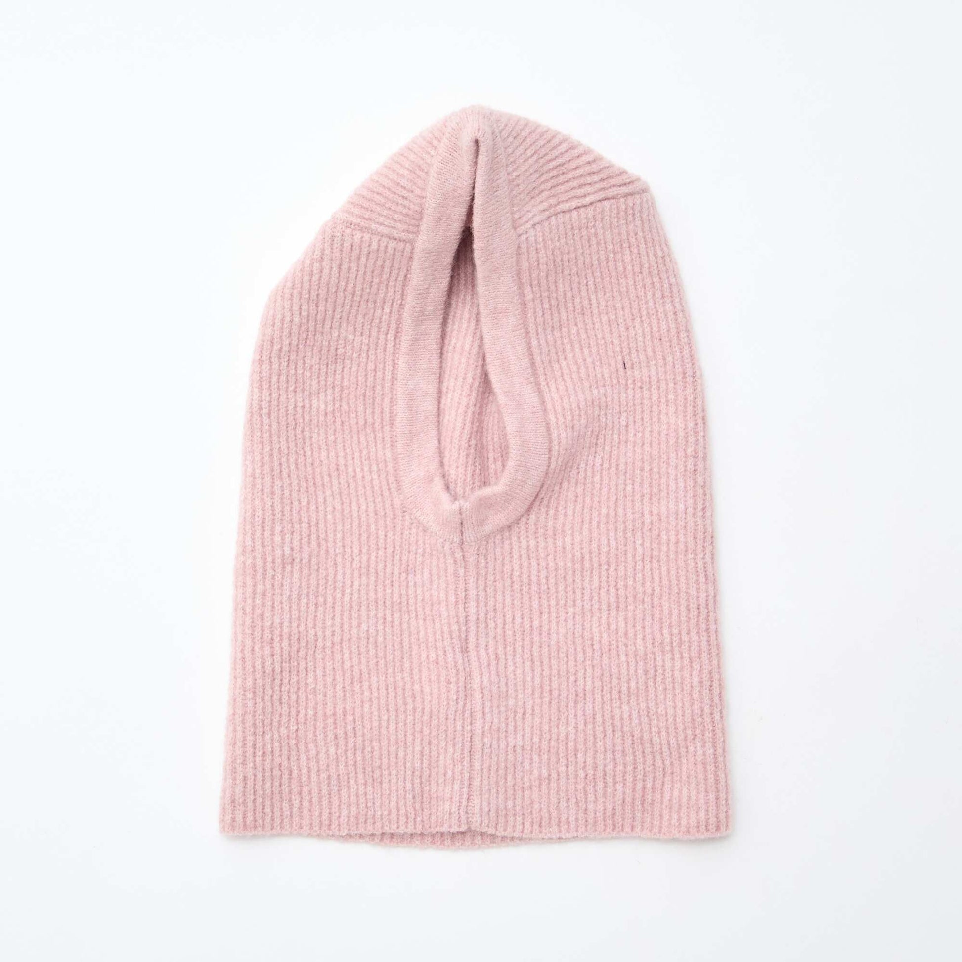 Cagoule maille lourde ROSE