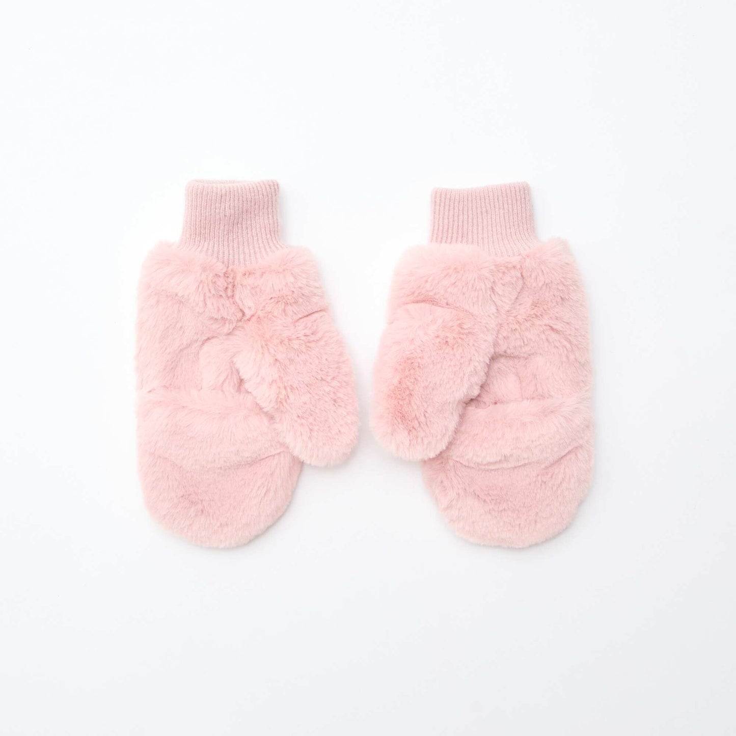 Paire de moufles/mitaines ROSE