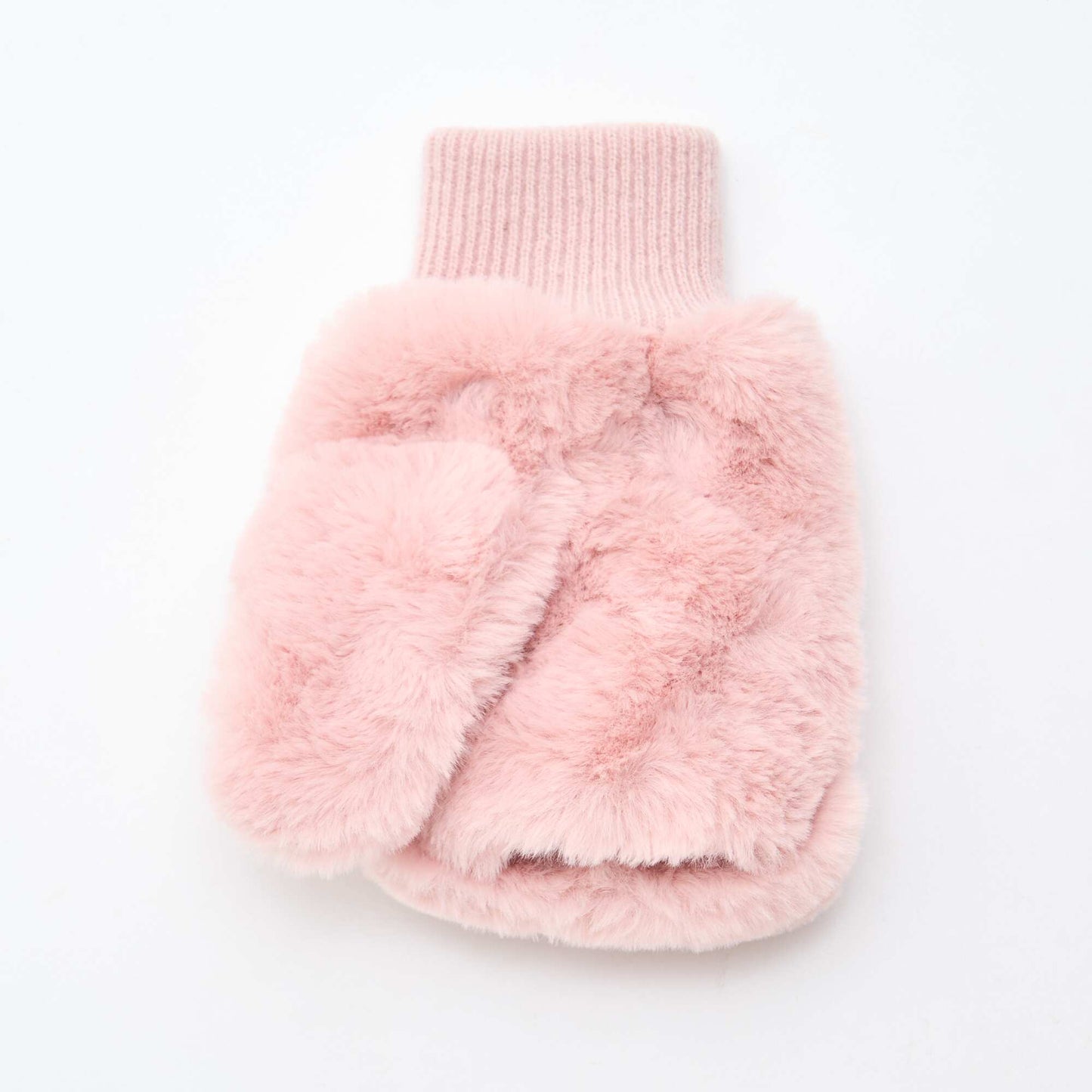 Paire de moufles/mitaines ROSE