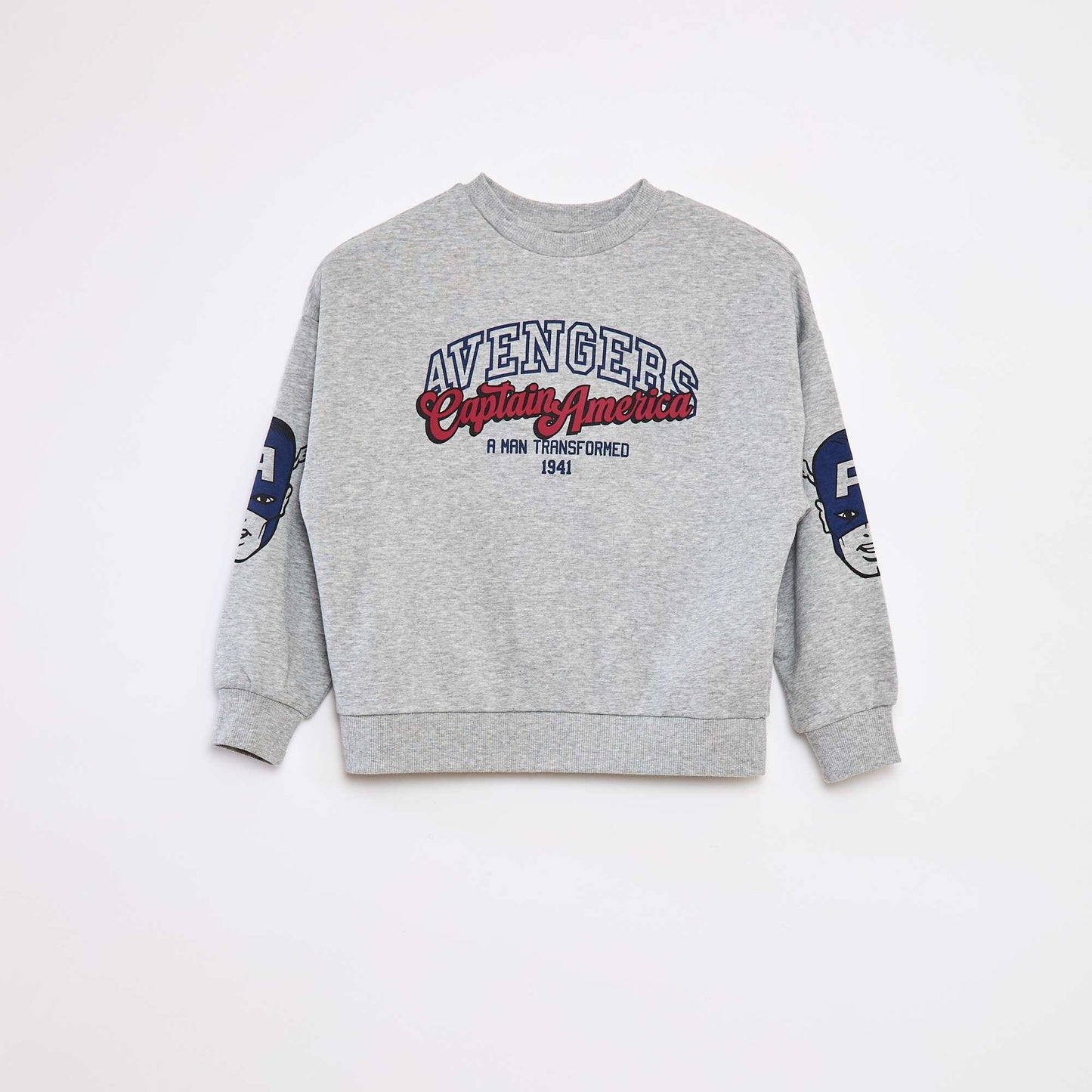 Sweat chiné 'Captain America' BEIGE