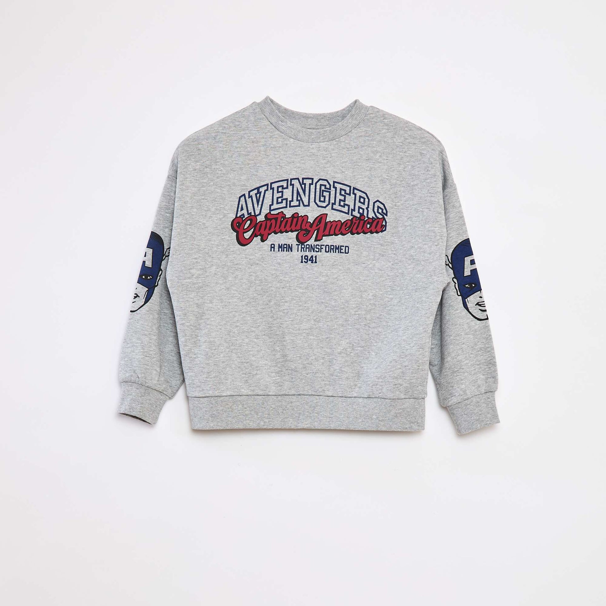 Sweat chiné 'Captain America' BEIGE