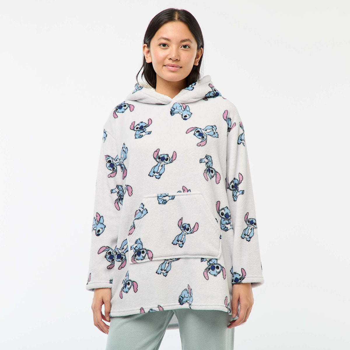 Hoodie de nuit polaire 'Stitch' 'Disney' BLEU