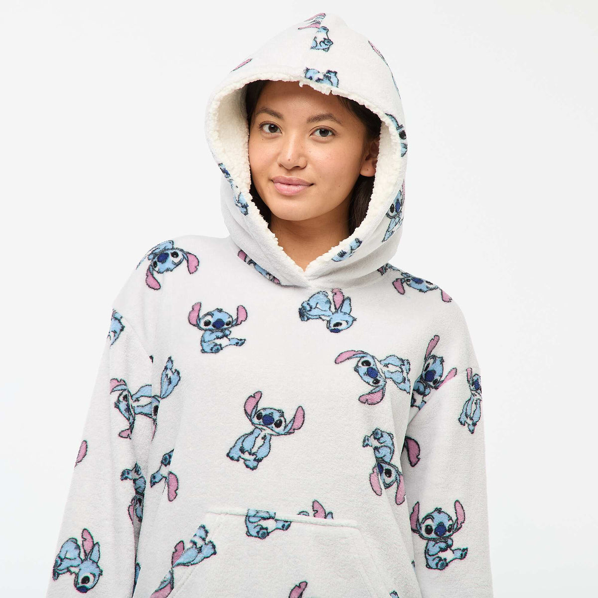 Hoodie de nuit polaire 'Stitch' 'Disney' BLEU