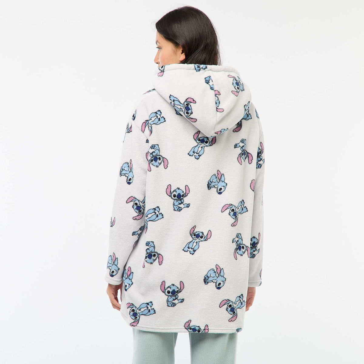 Hoodie de nuit polaire 'Stitch' 'Disney' BLEU