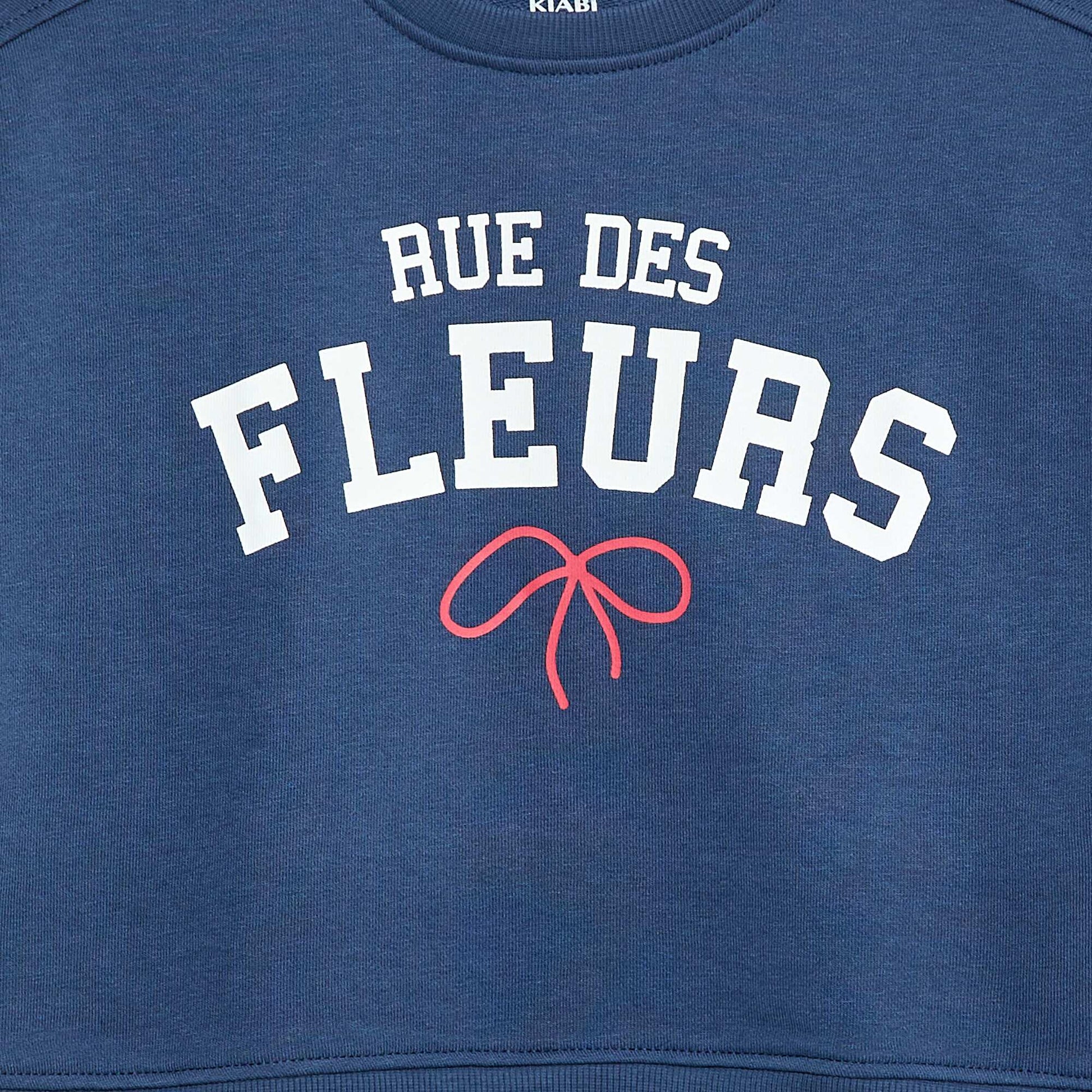 Tee-shirt chemise effet 2 en 1 BLEU