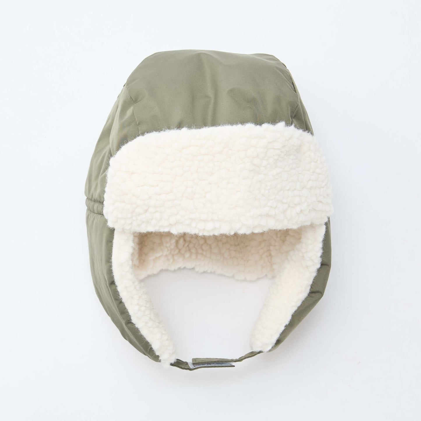 Ensemble chapka + moufles KAKI