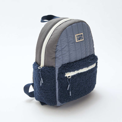 Sac à dos bi-matière BLEU