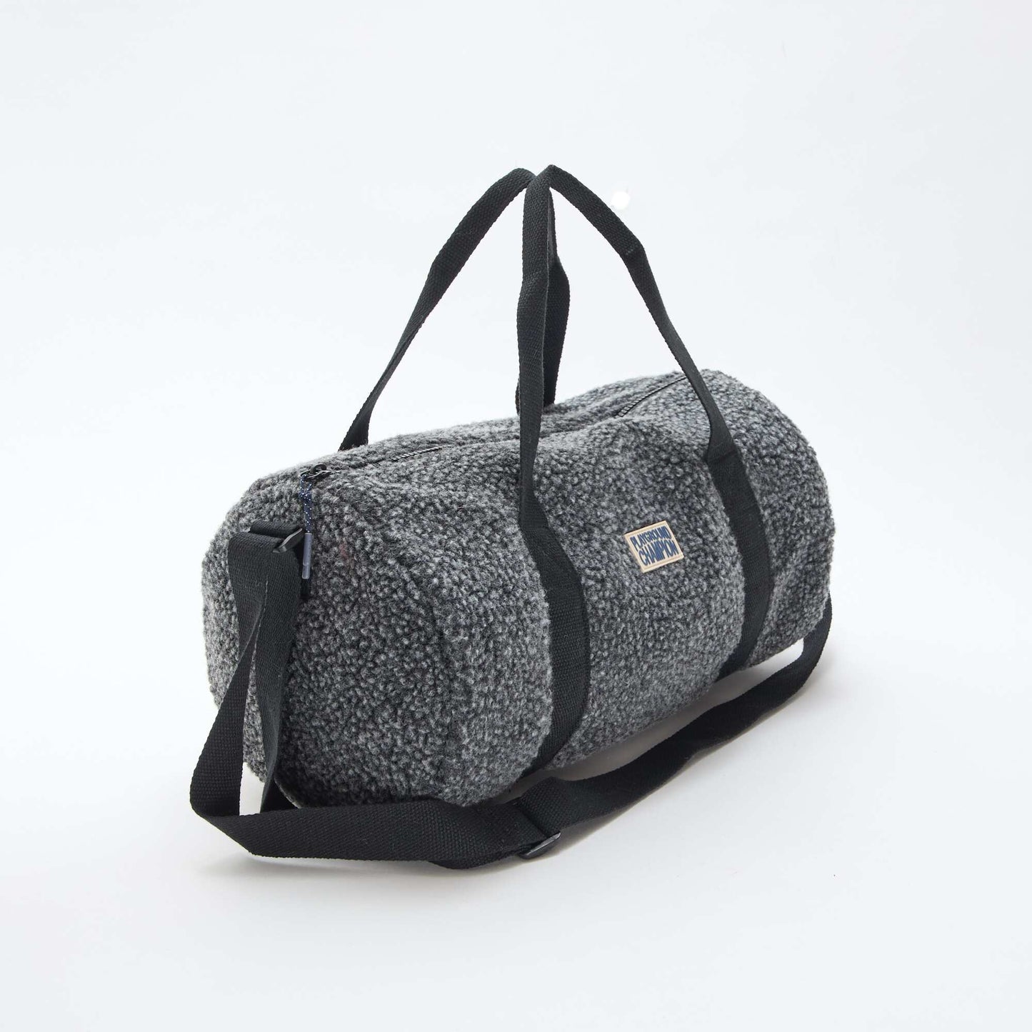 Sac week-end en bouclette GRIS