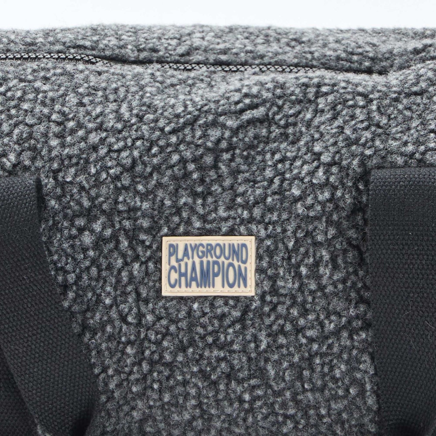 Sac week-end en bouclette GRIS