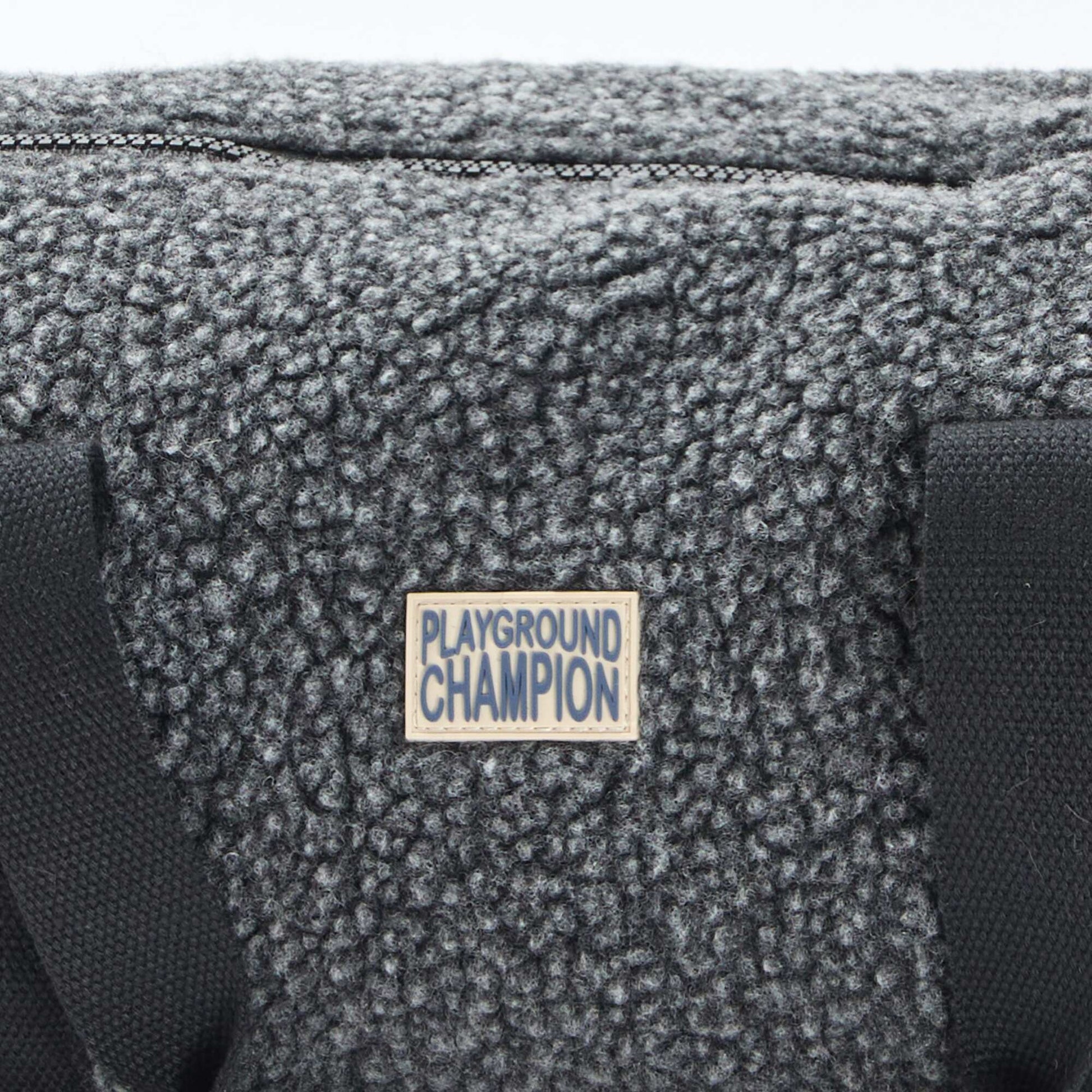 Sac week-end en bouclette GRIS