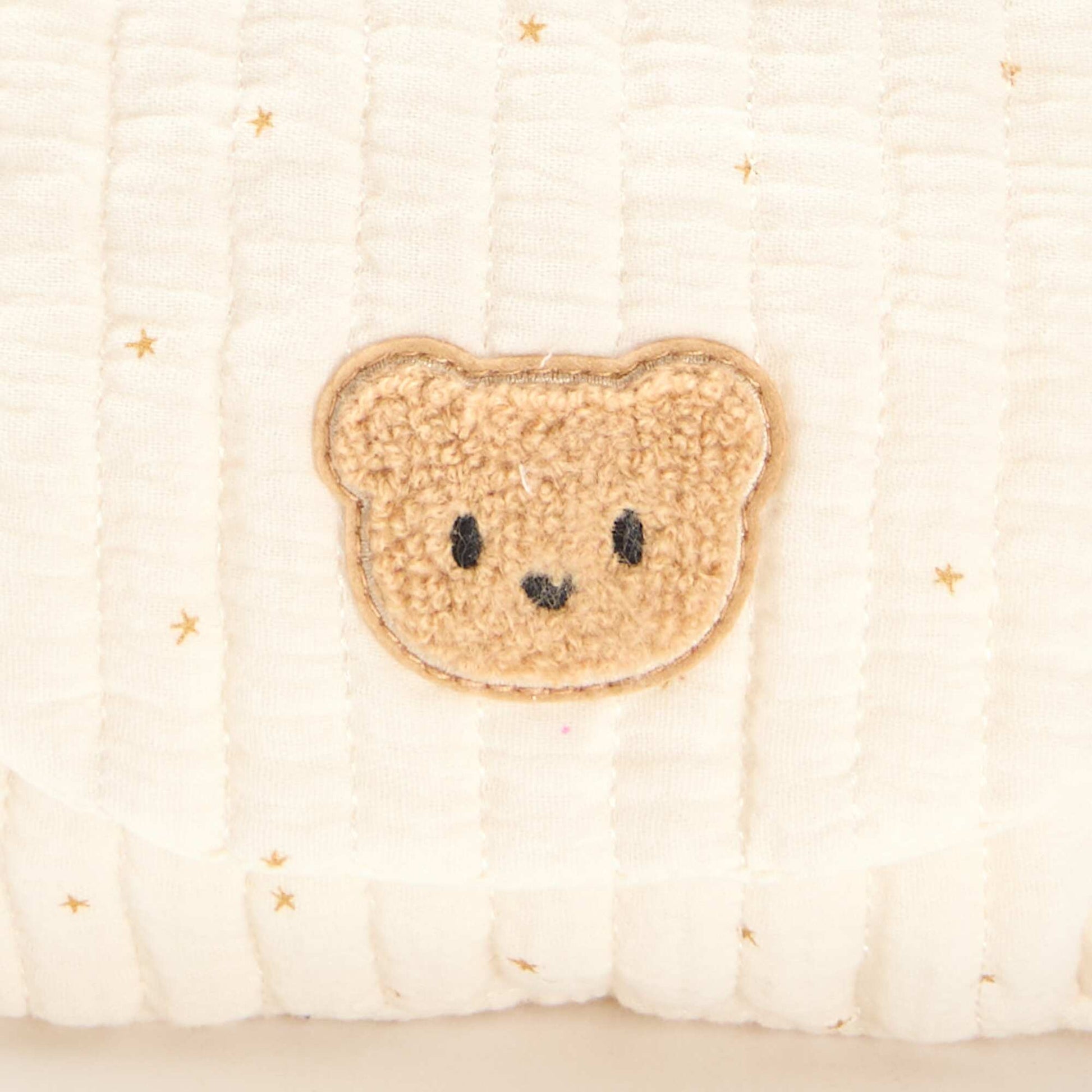 Sac à dos en gaze de coton imprimé BEIGE