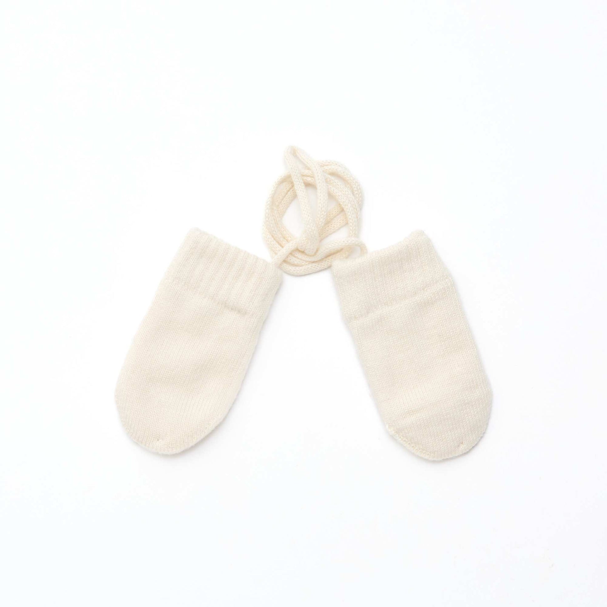 Moufles polaires maillée BEIGE