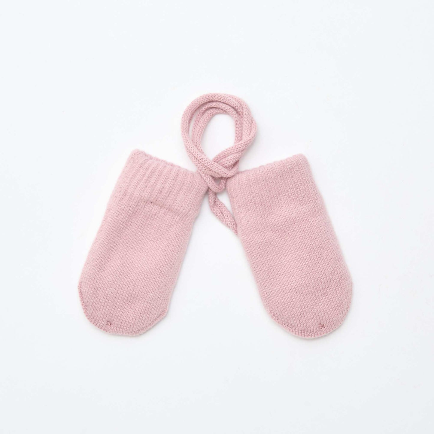 Moufles polaires maillée ROSE