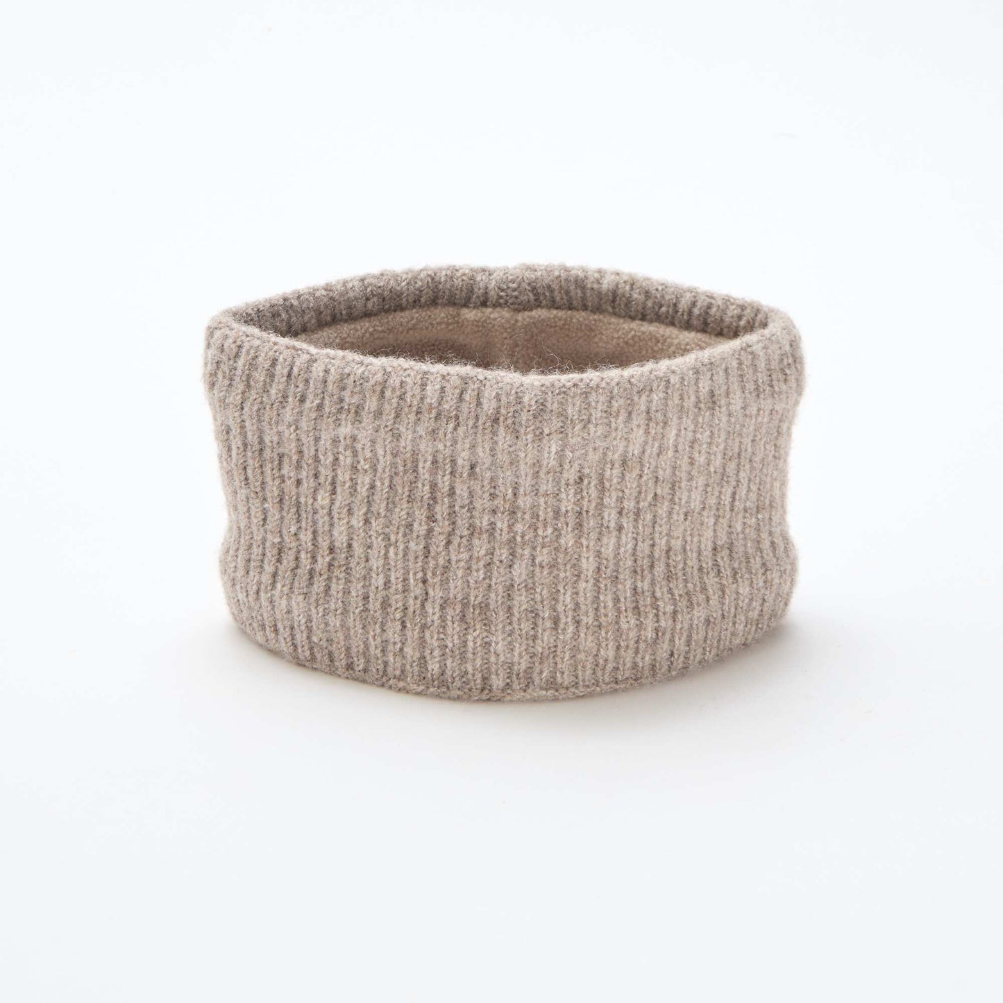 Echarpe en maille unie BEIGE