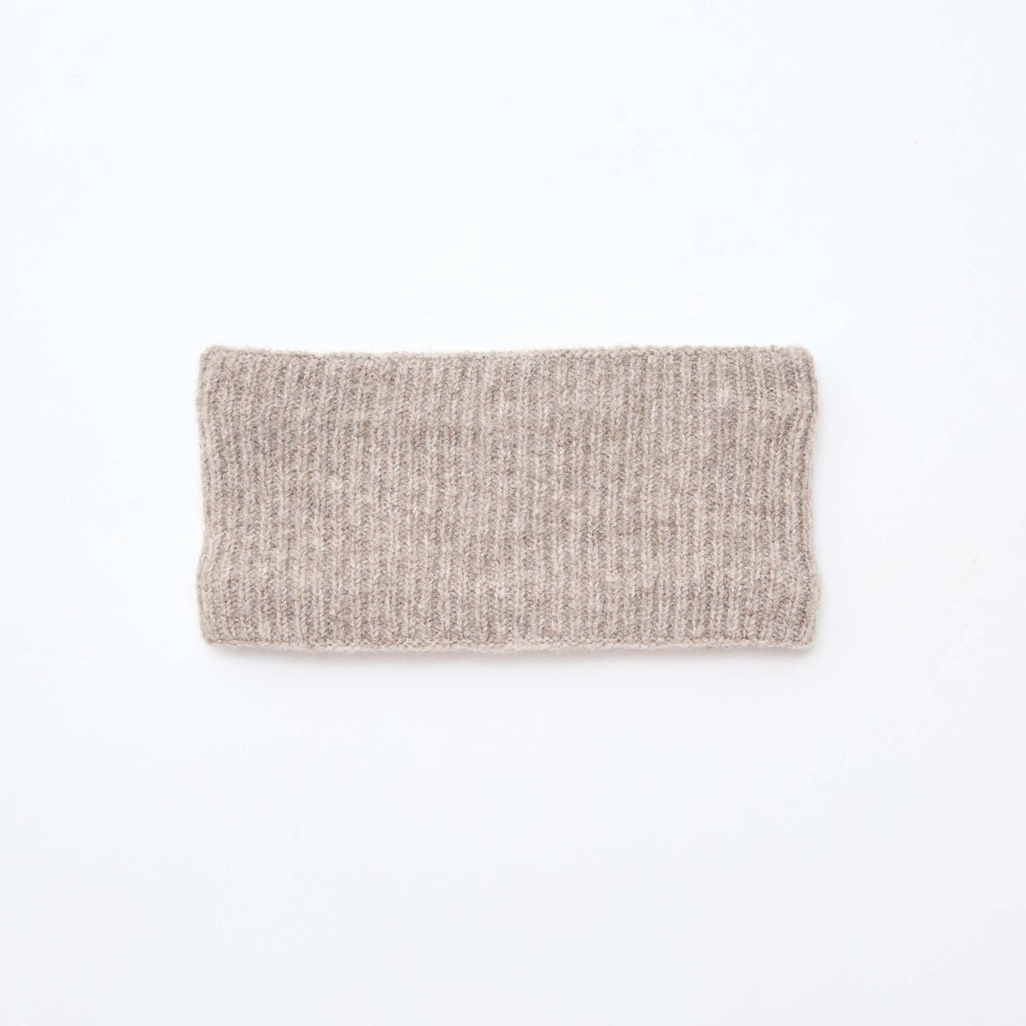 Echarpe en maille unie BEIGE