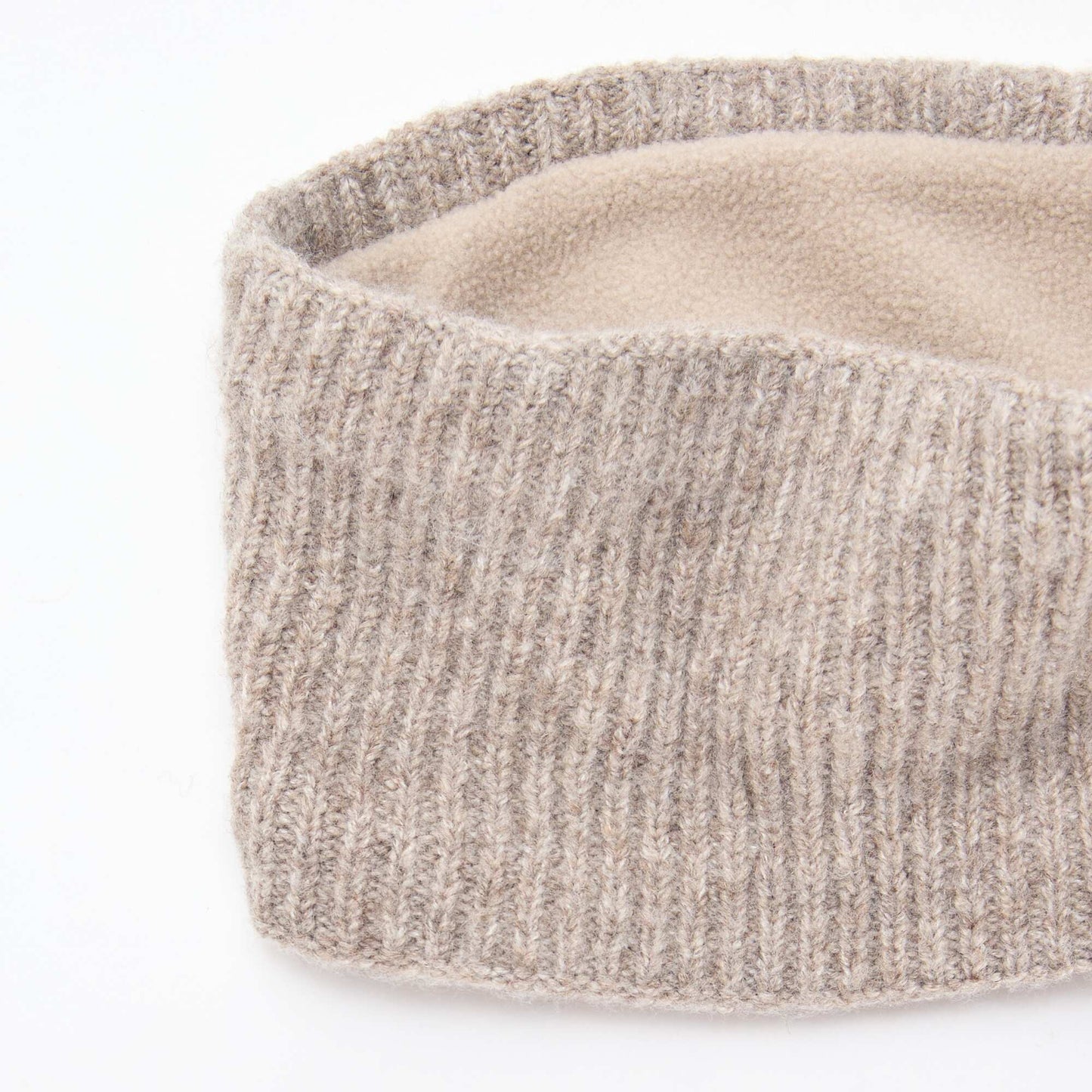 Echarpe en maille unie BEIGE