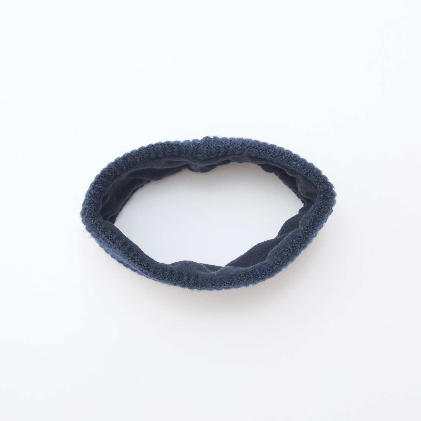 Echarpe en maille unie BLEU