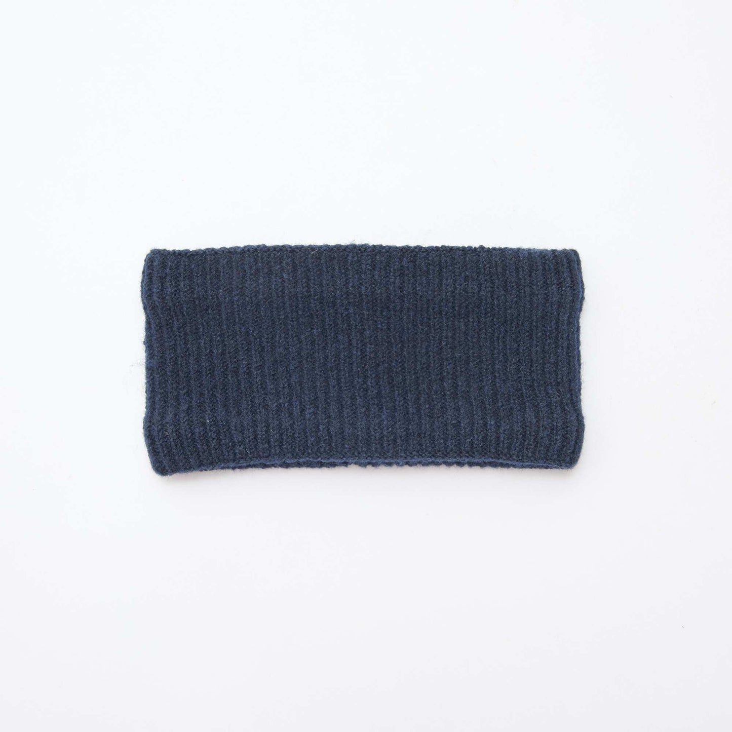 Echarpe en maille unie BLEU