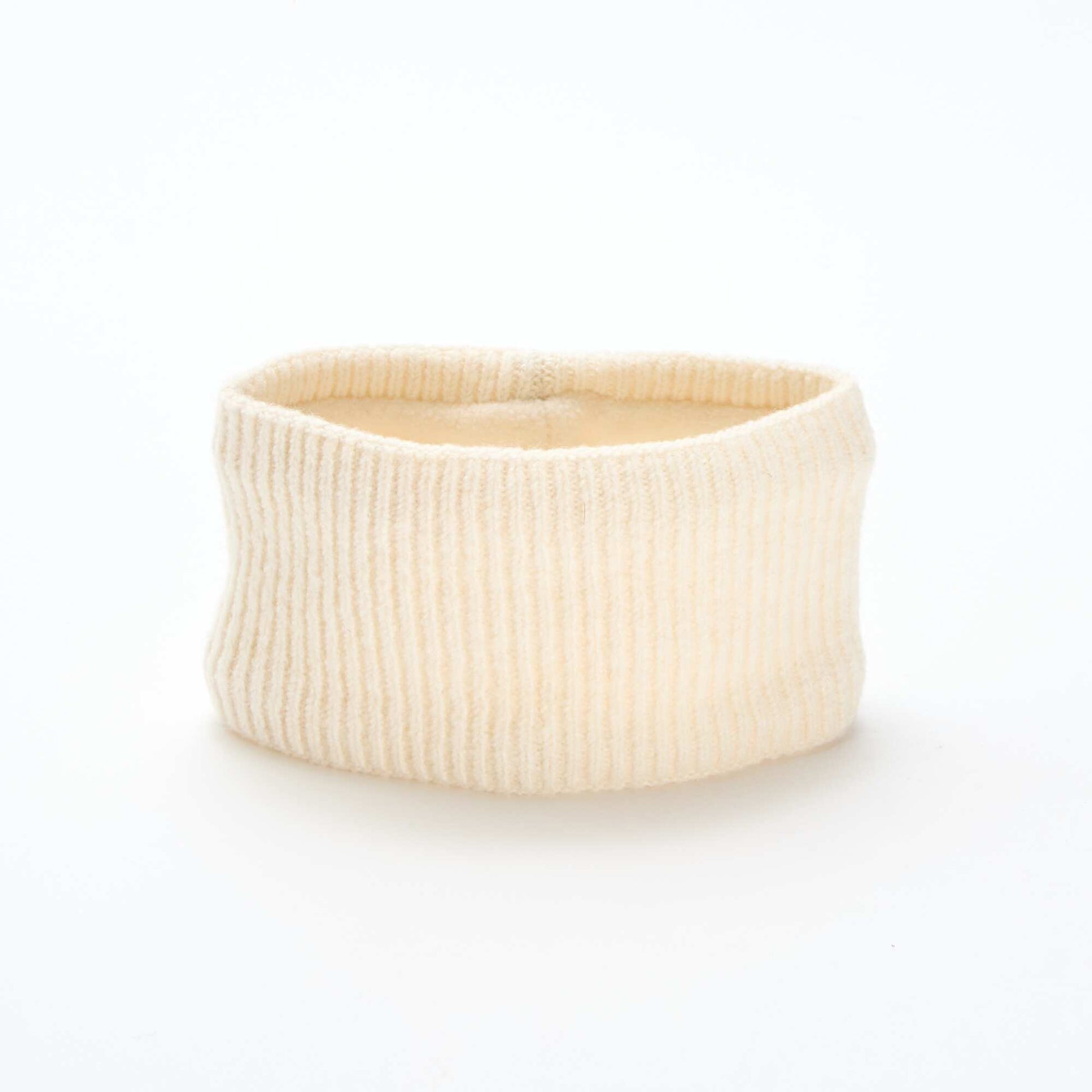 Echarpe en maille unie BEIGE