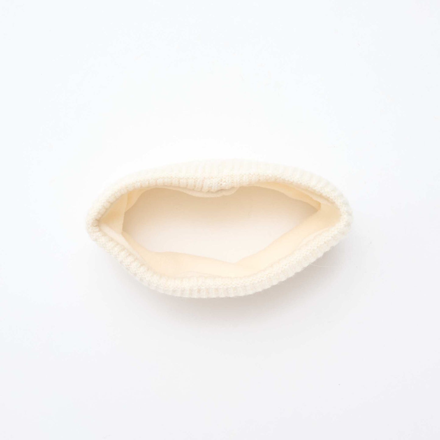 Echarpe en maille unie BEIGE