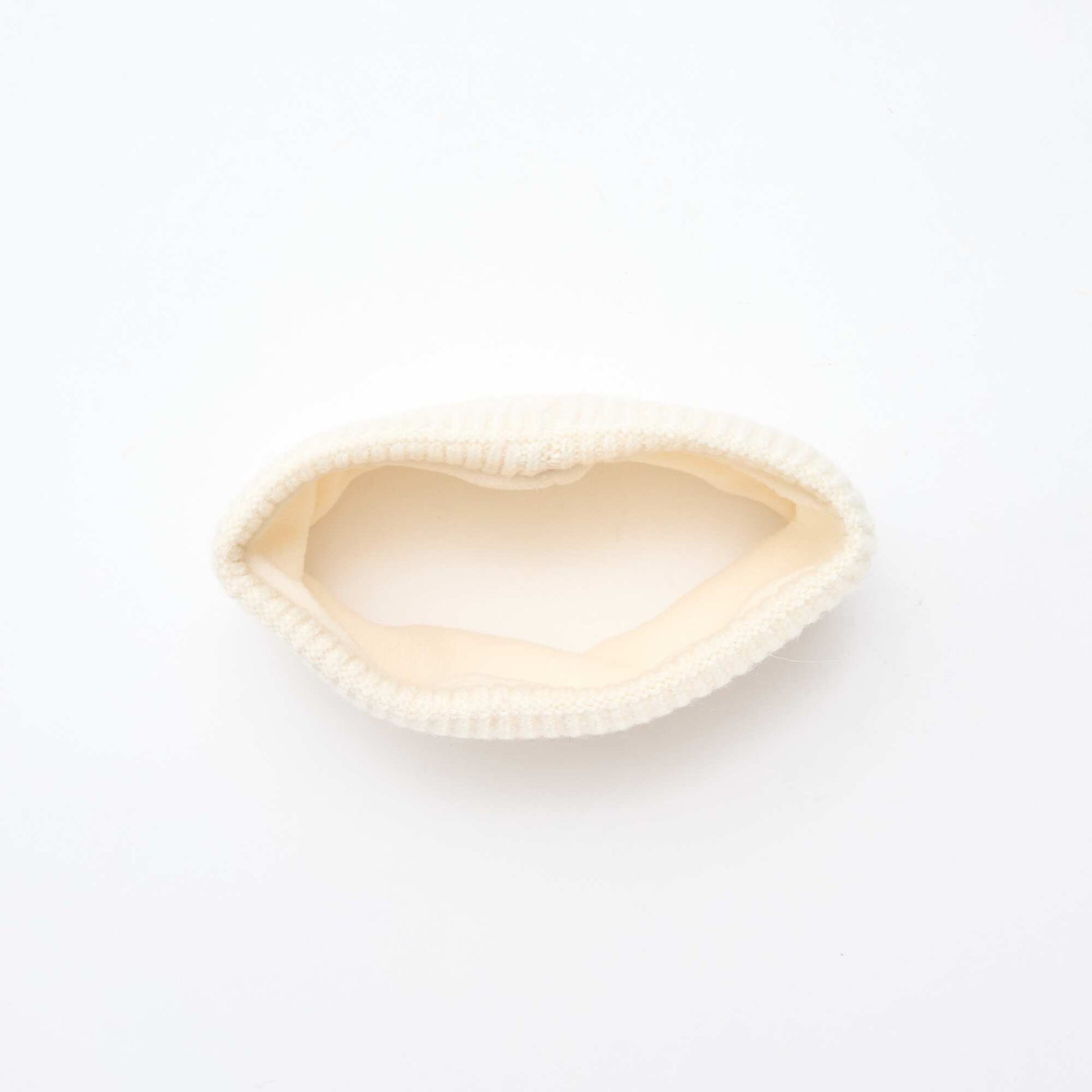 Echarpe en maille unie BEIGE