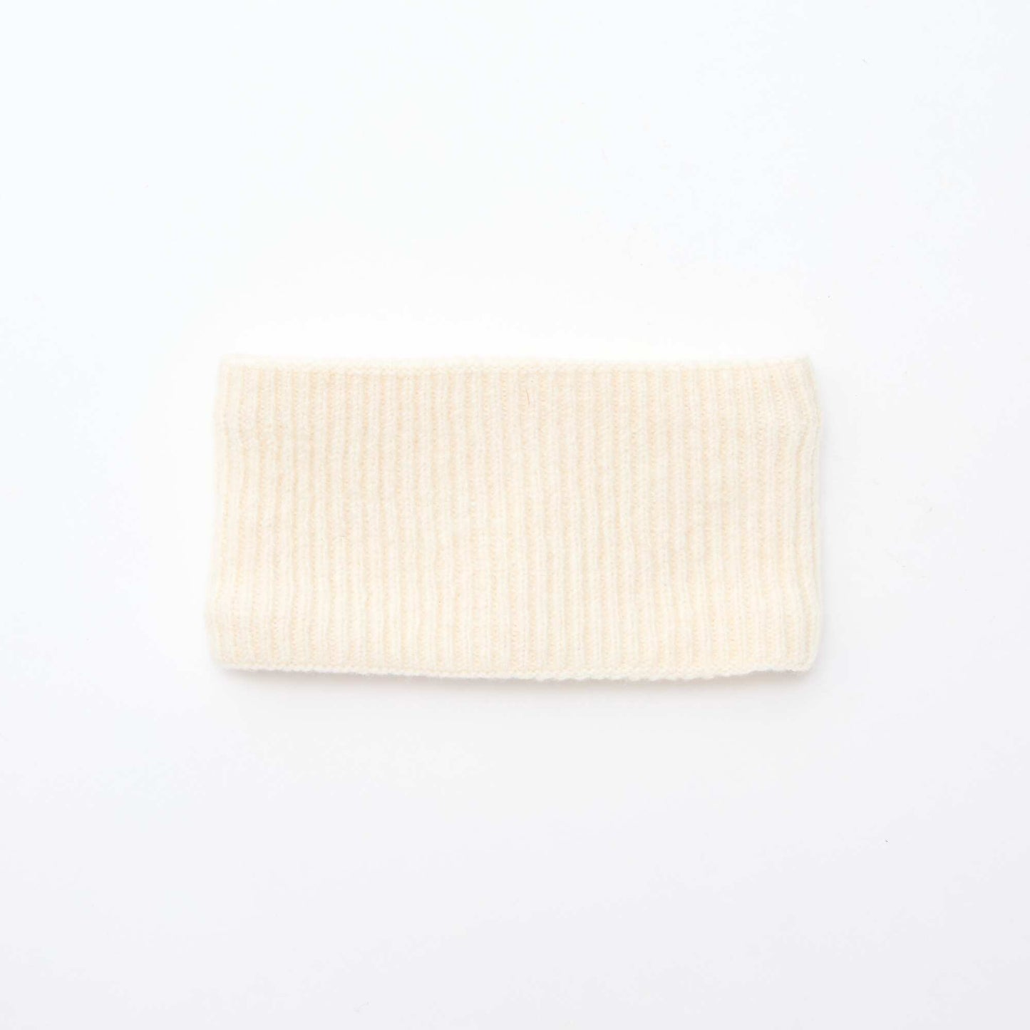 Echarpe en maille unie BEIGE
